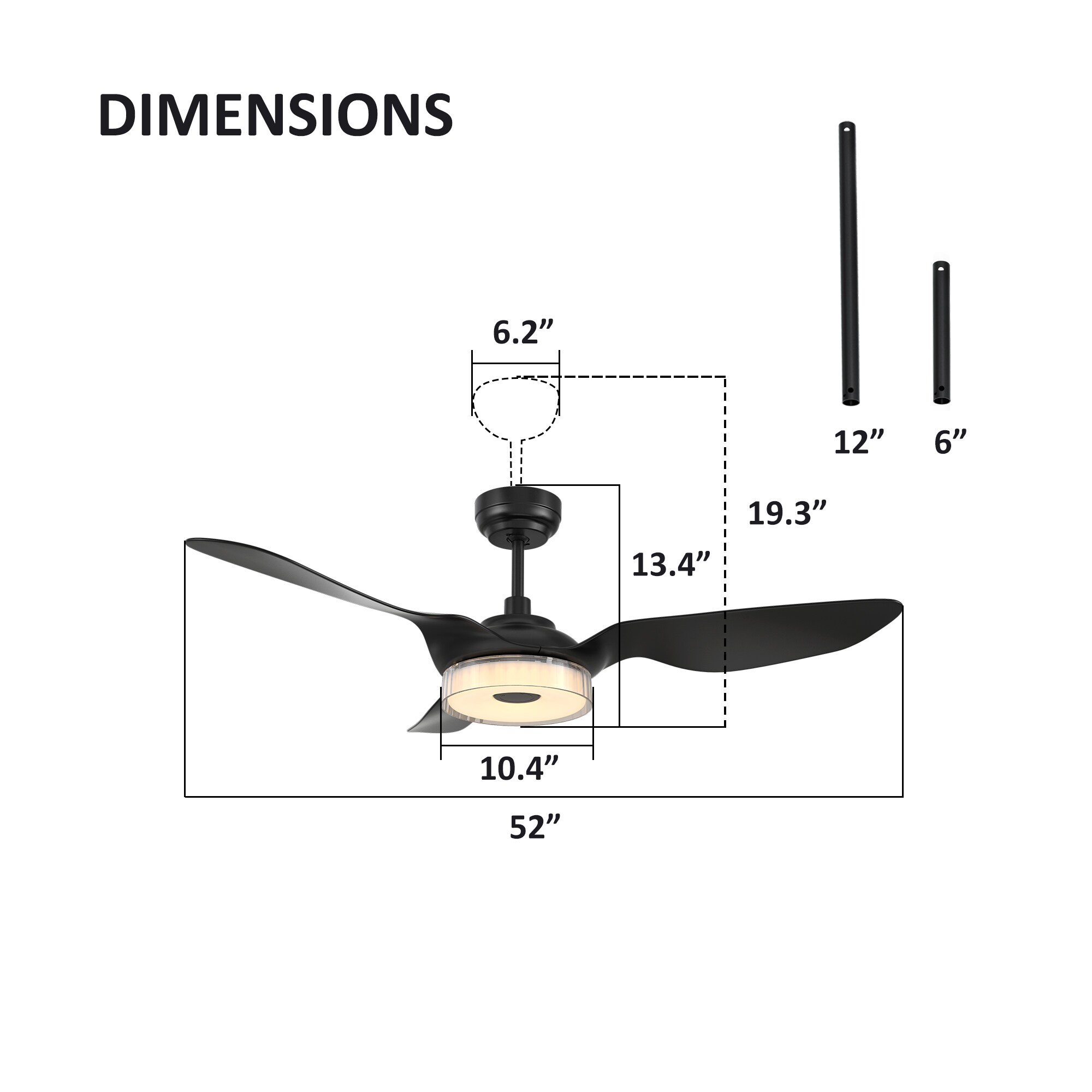 CARRO USA LS523F-L12-B2-1 Ceiling-Fans - View #10