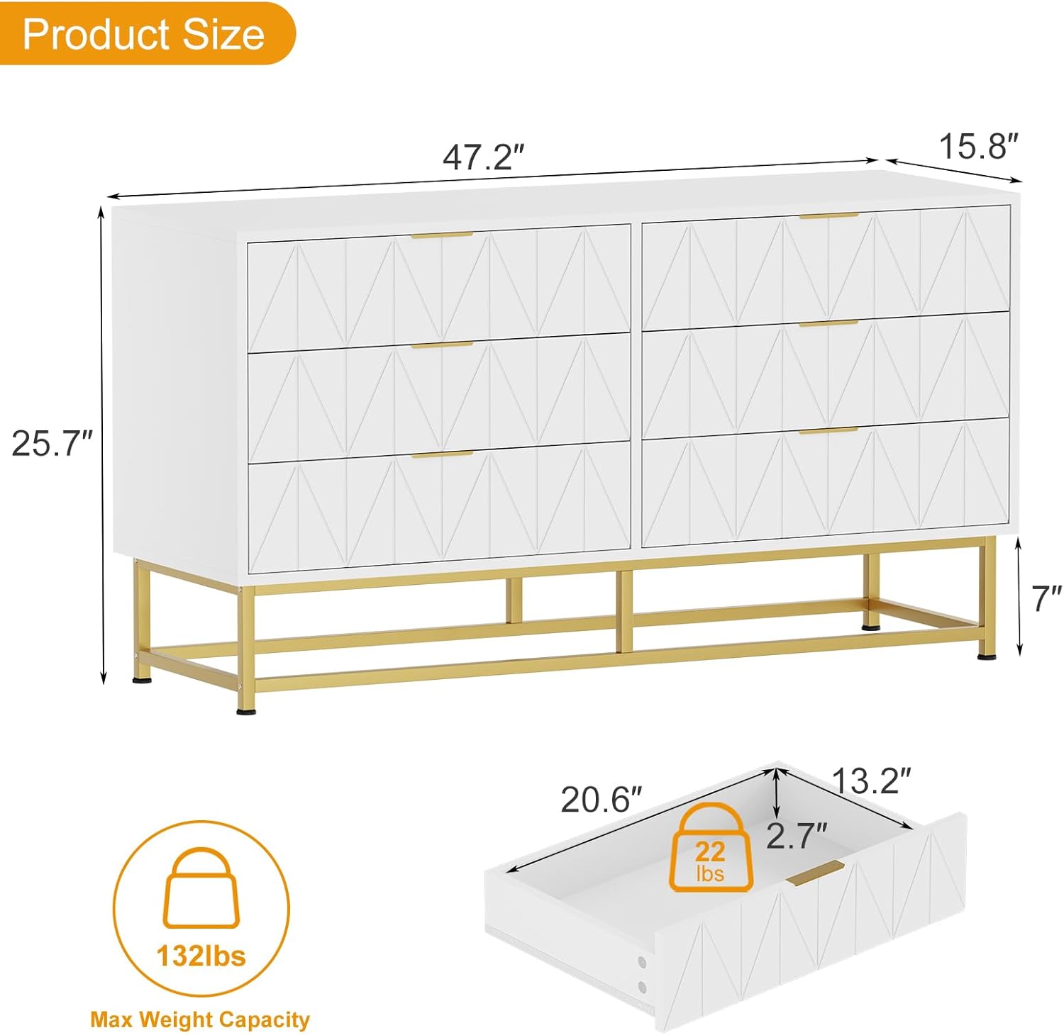 Qeetex D23PHO33HYBRGK dressers - View #7