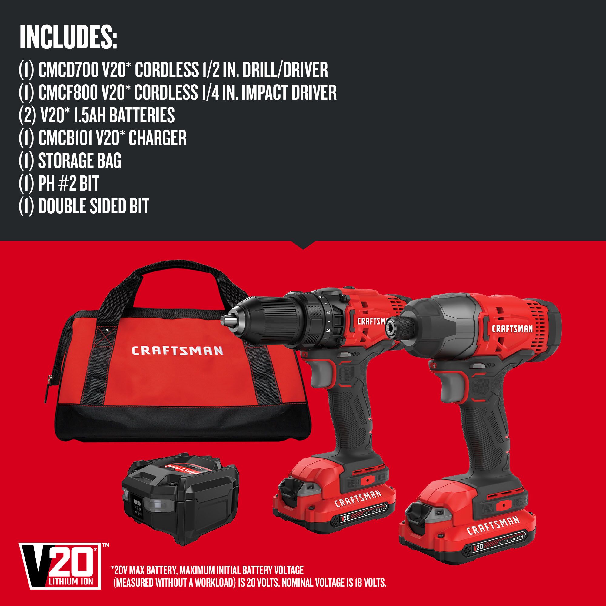 CRAFTSMAN CMCK200C2 Combo-Kits - View #2