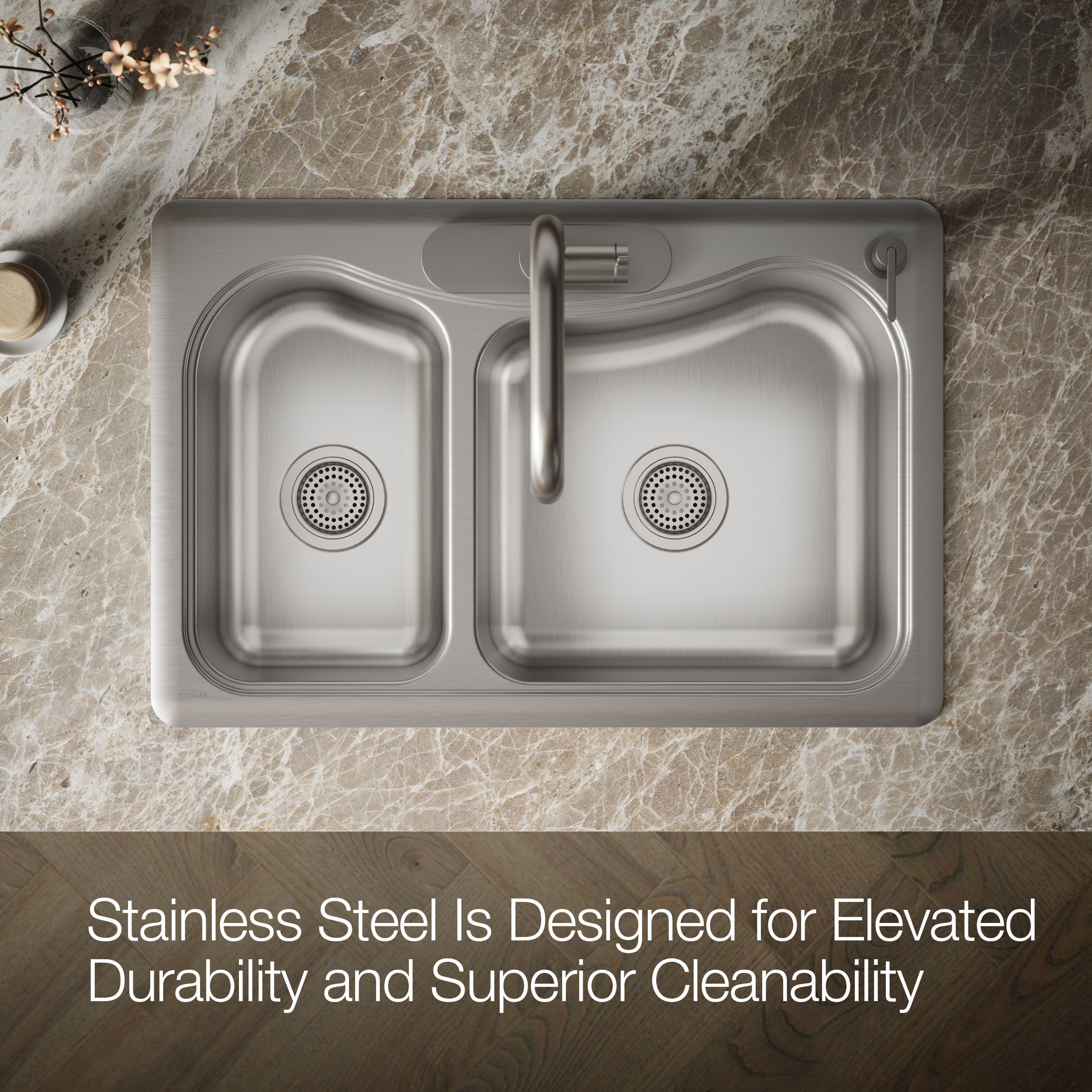 KOHLER 3361-4-NA Kitchen-Sinks - View #12