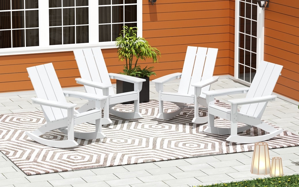 Westin Furniture OP5002-WH-4 Patio-Chairs - View #9