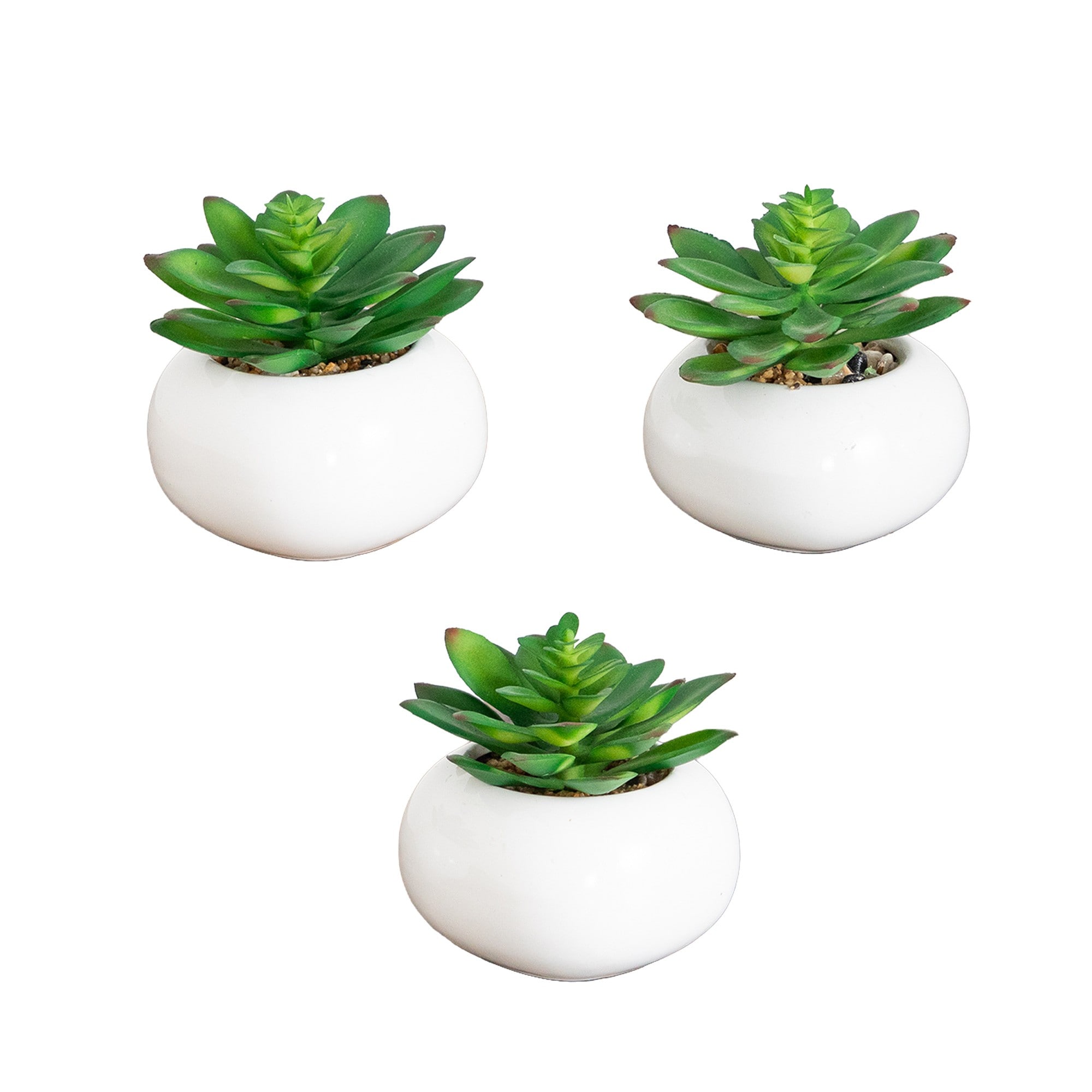 Nearly Natural 4-in Green Indoor Desktop Agave Artificial Plant