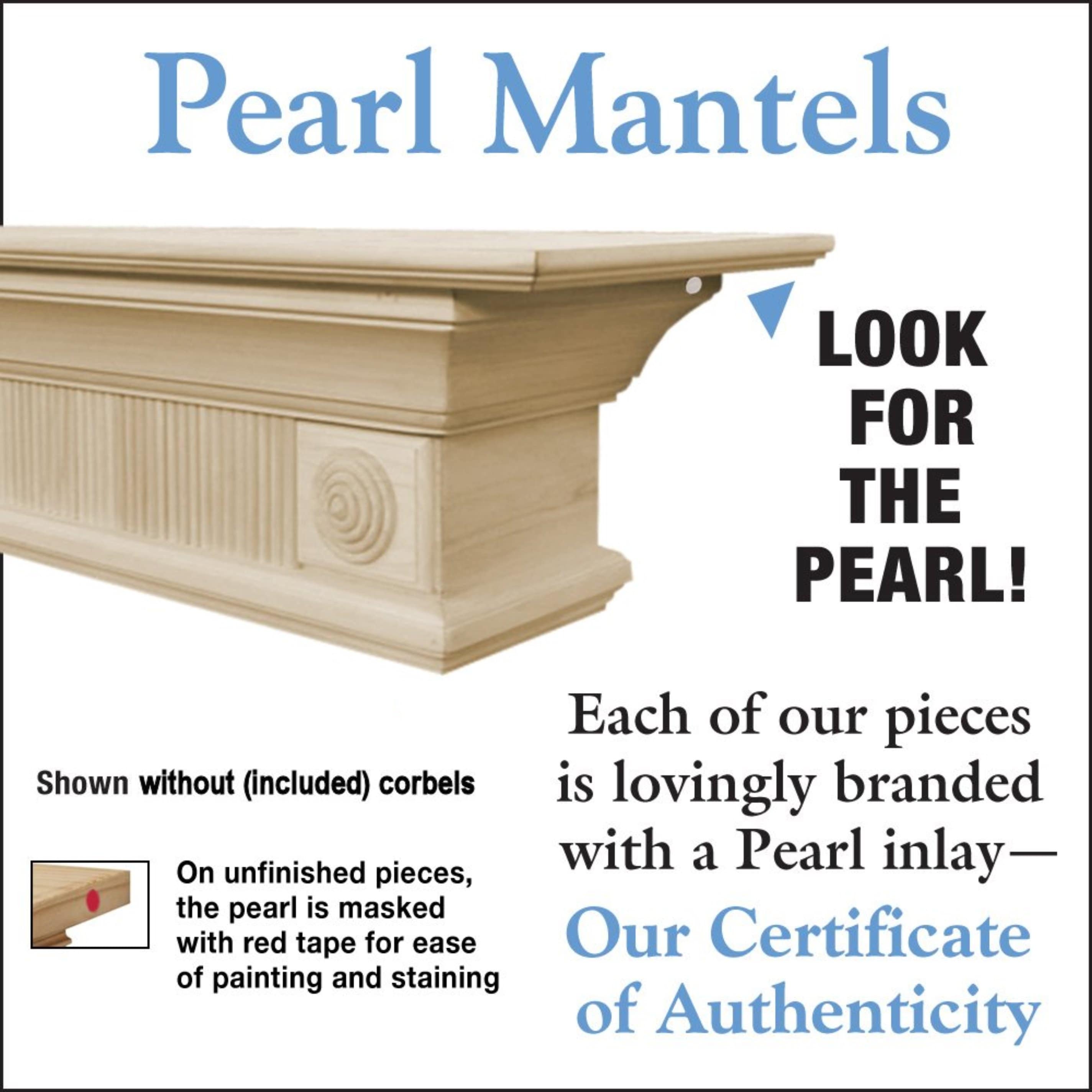 Pearl Mantels SSUP60416L Mantel-Shelves - View #3