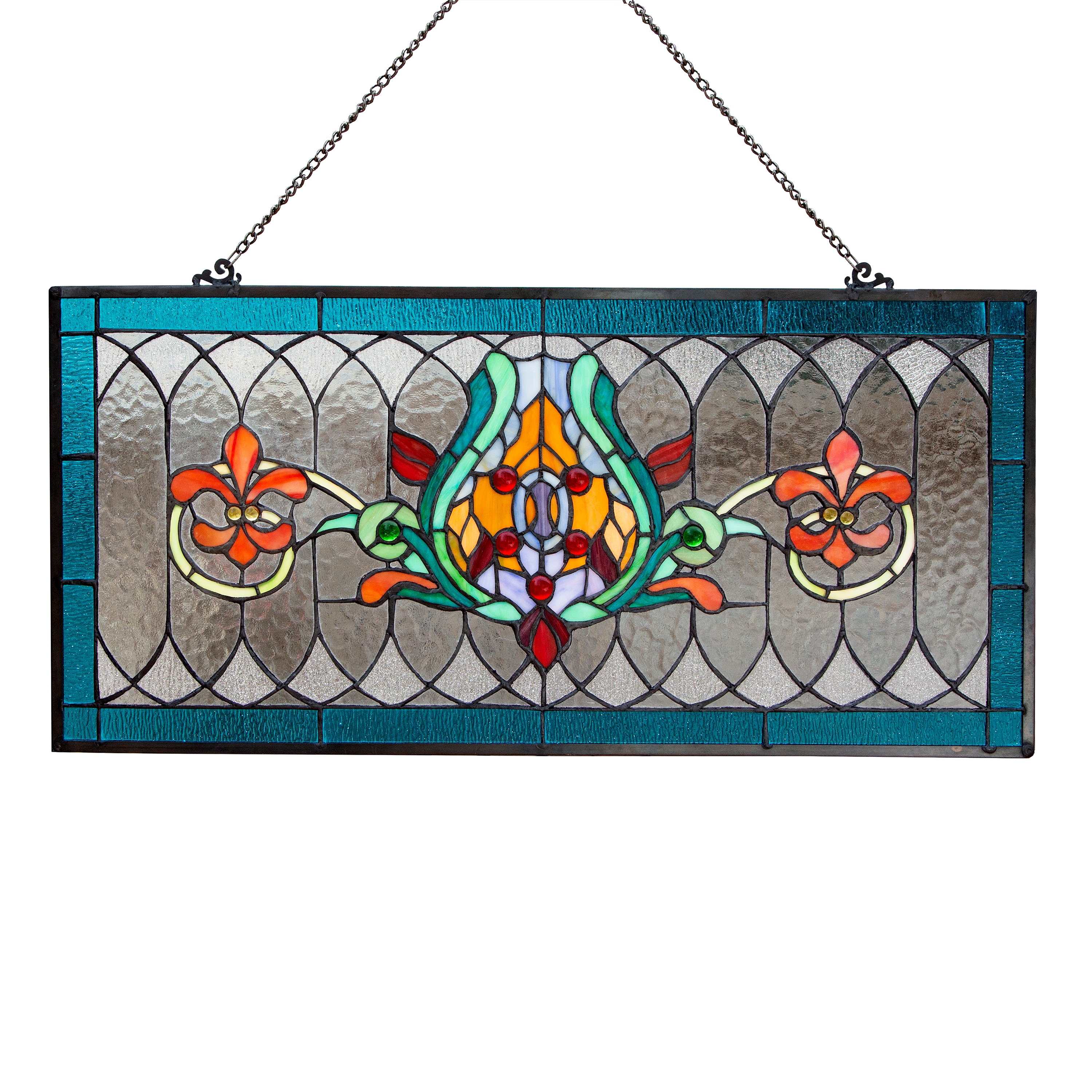 Hanging Faux Stained Glass Panels (Made with Laminating Pouches, Alcohol  Ink, and Vinyl Decals)
