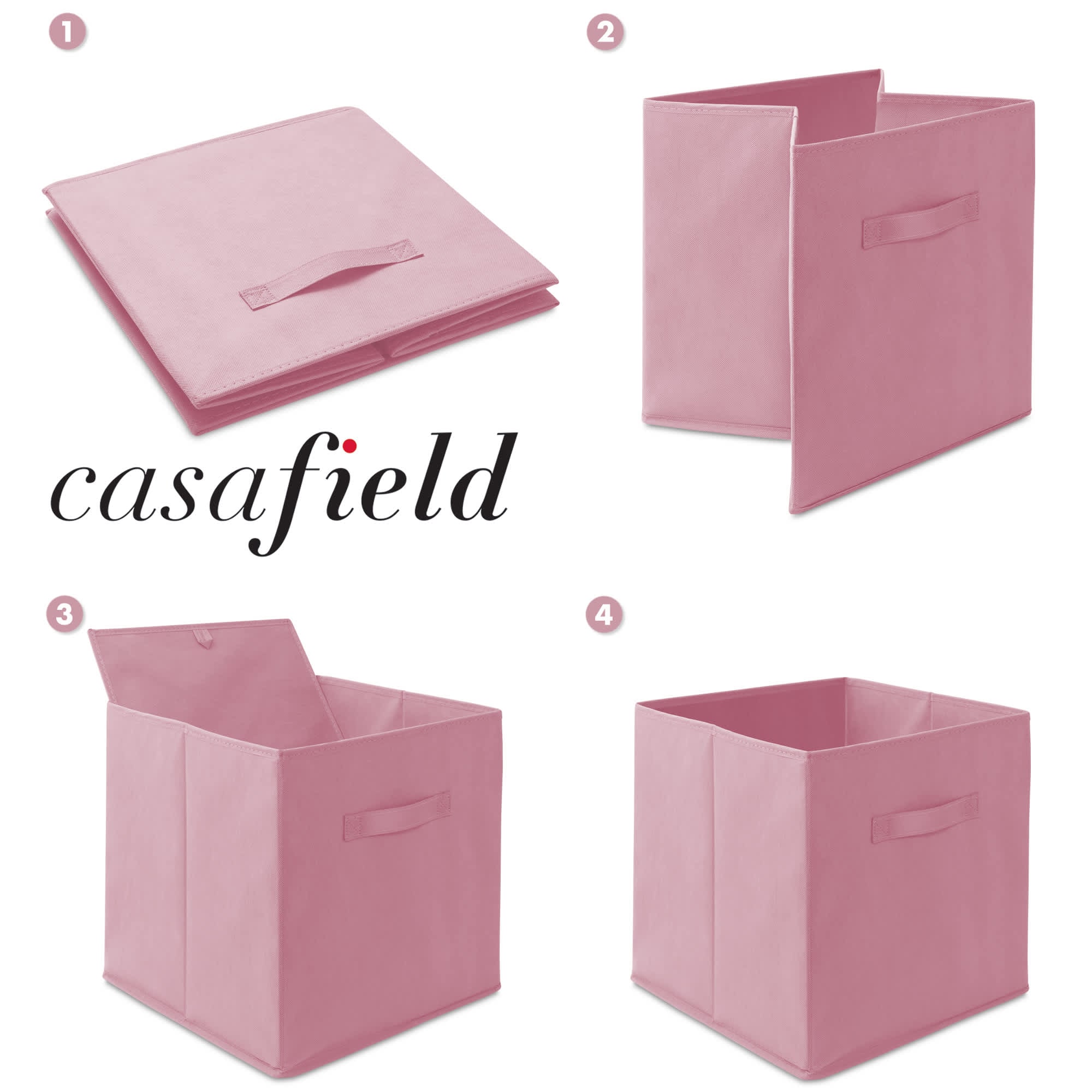 Casafield 13CC-PINK-2. Laminate-Storage-Cubes - View #6