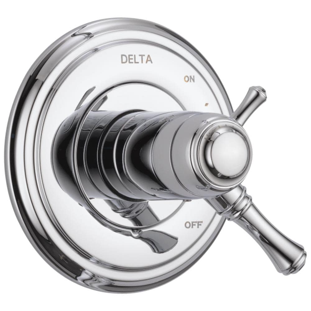 Delta T17T097 Cassidy Chrome 3.8125-Inches Universal Bathtub/Shower Trim ring 0.5-Inches -ID