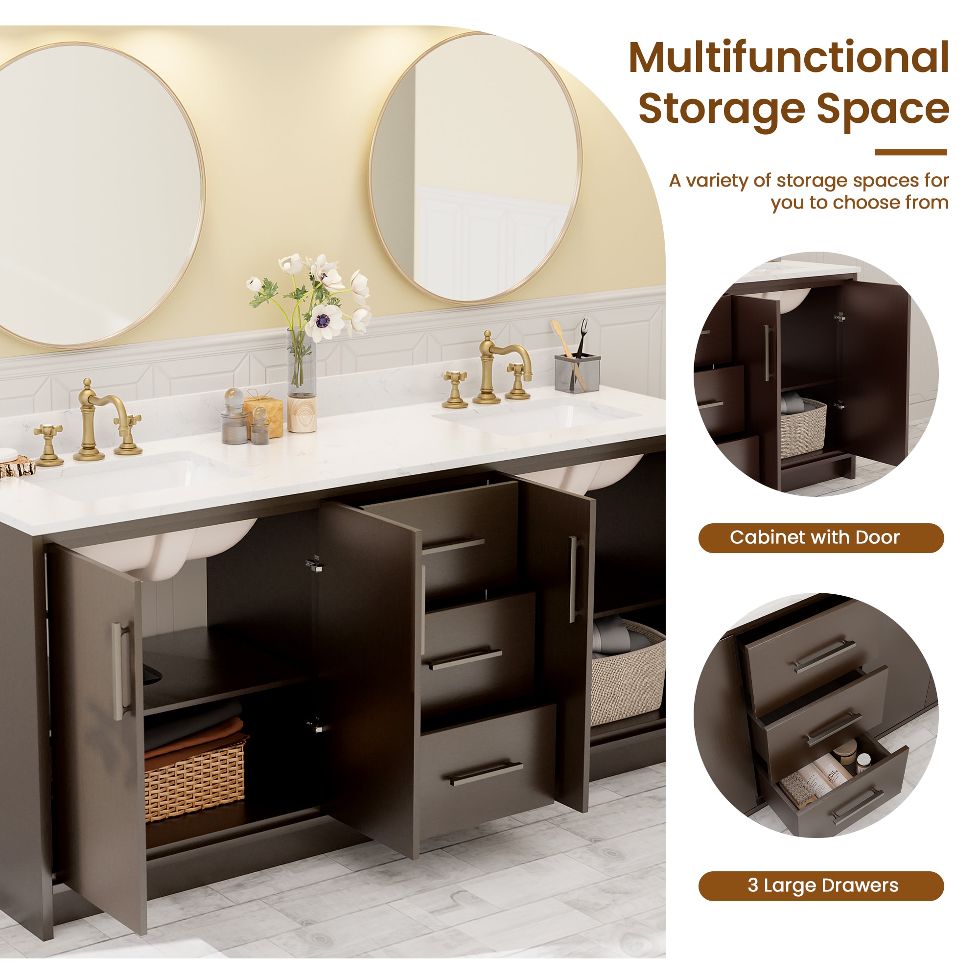 VOUA DXRCJ-SJD-BU Bath-Vanity-Combo - View #7