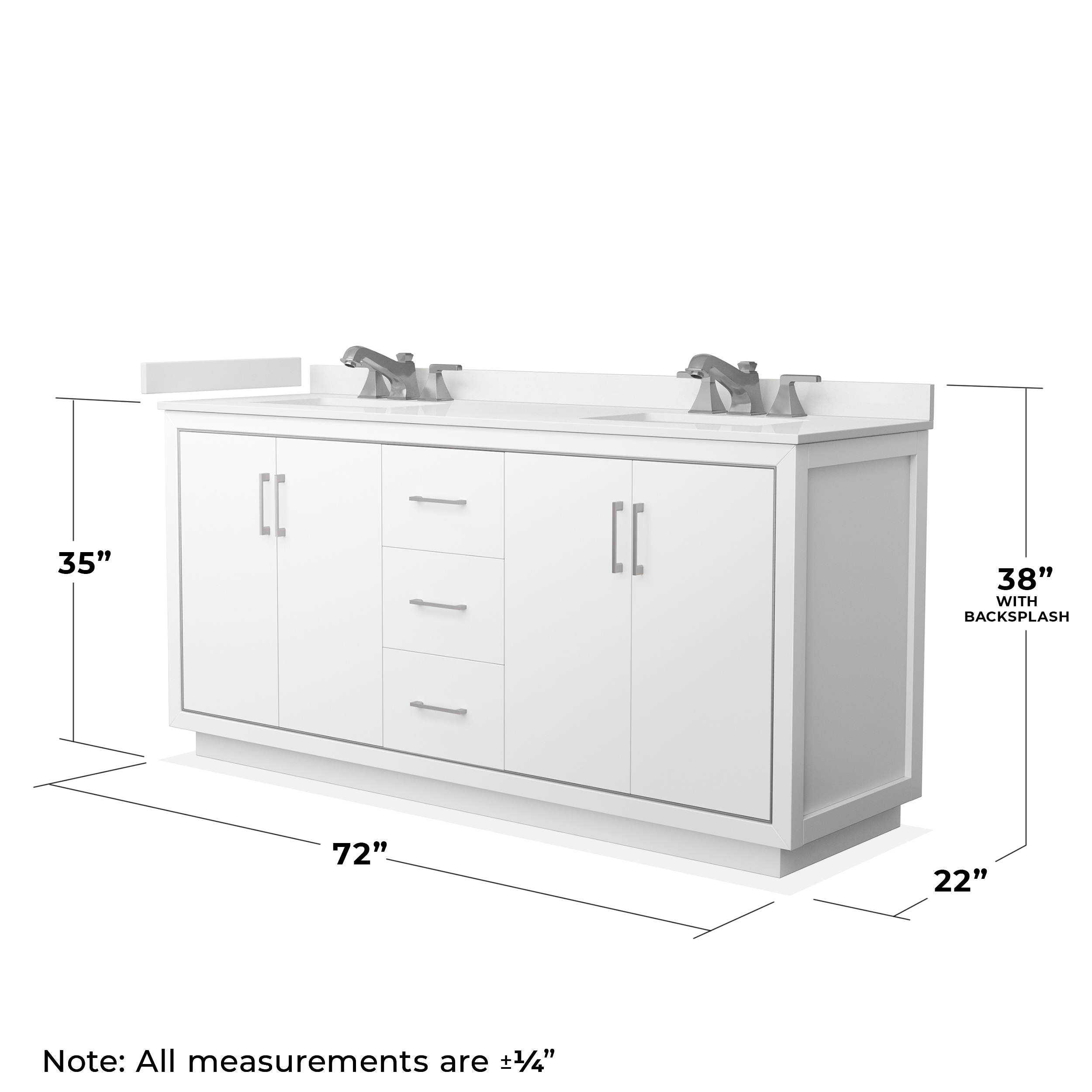Wyndham Collection WCF111172DWHWQUS3M70 Bath-Vanity-Combo - View #7