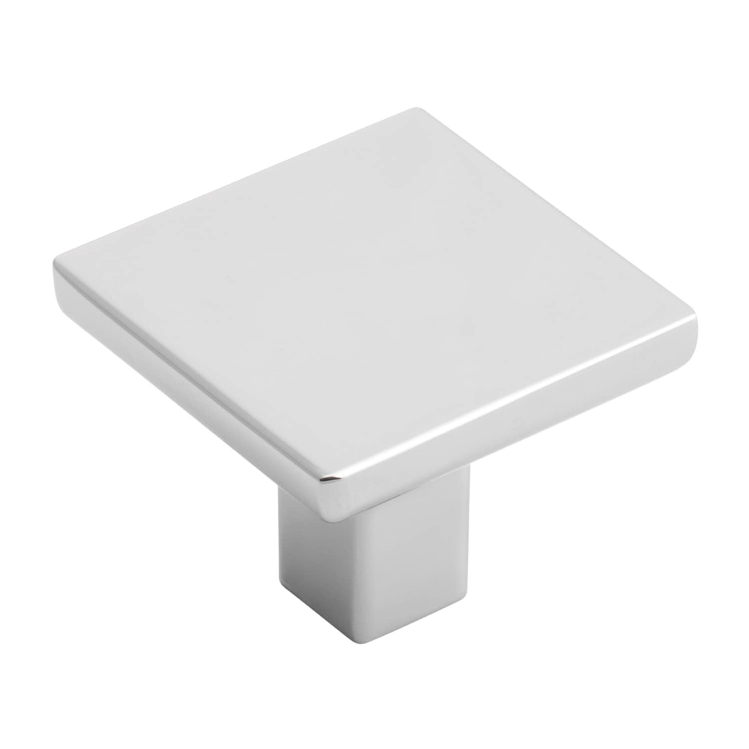 Hickory Hardware HH075341-CH Skylight 1-1/4-in Chrome Square Transitional Cabinet Knob