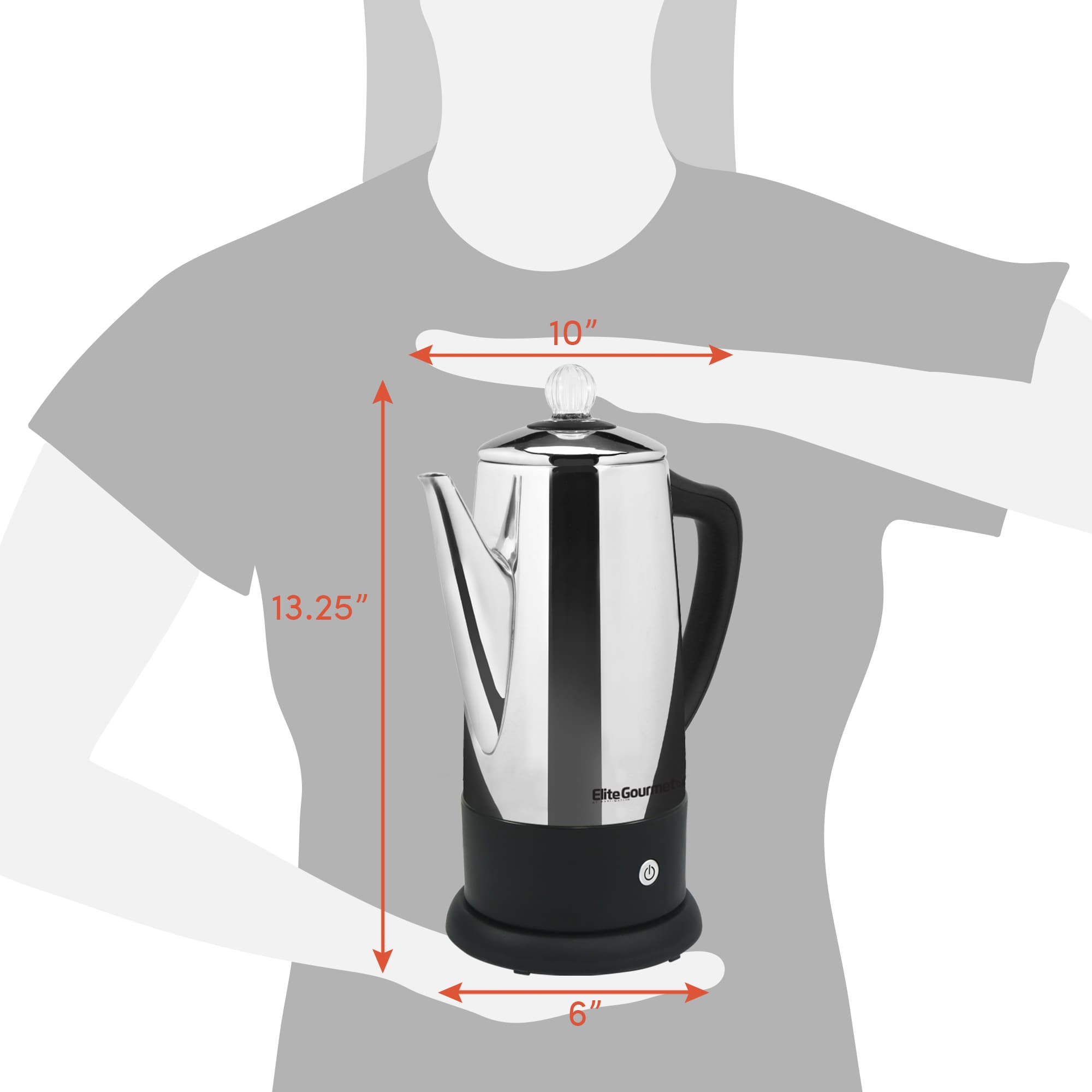 KALORIK Bartista 3-Cup Stainless Steel Electric French Press Coffee Maker  DRM 45395 SS - The Home Depot