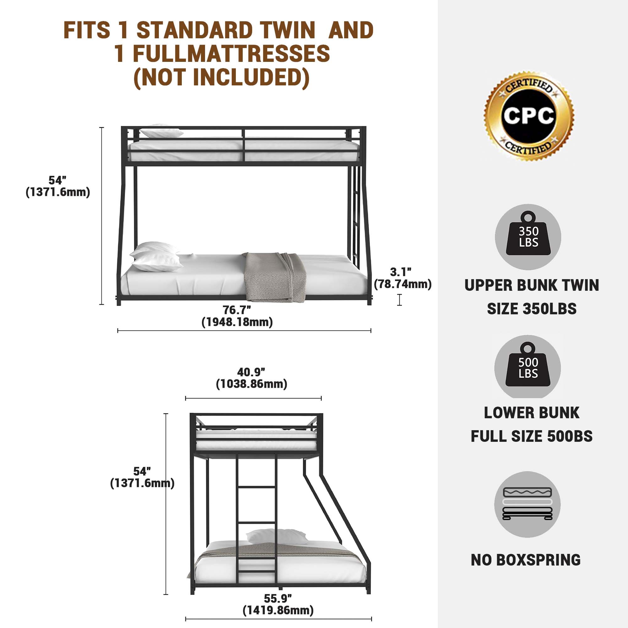Fun Orange FUNS3BE04 Bunk-Beds - View #8