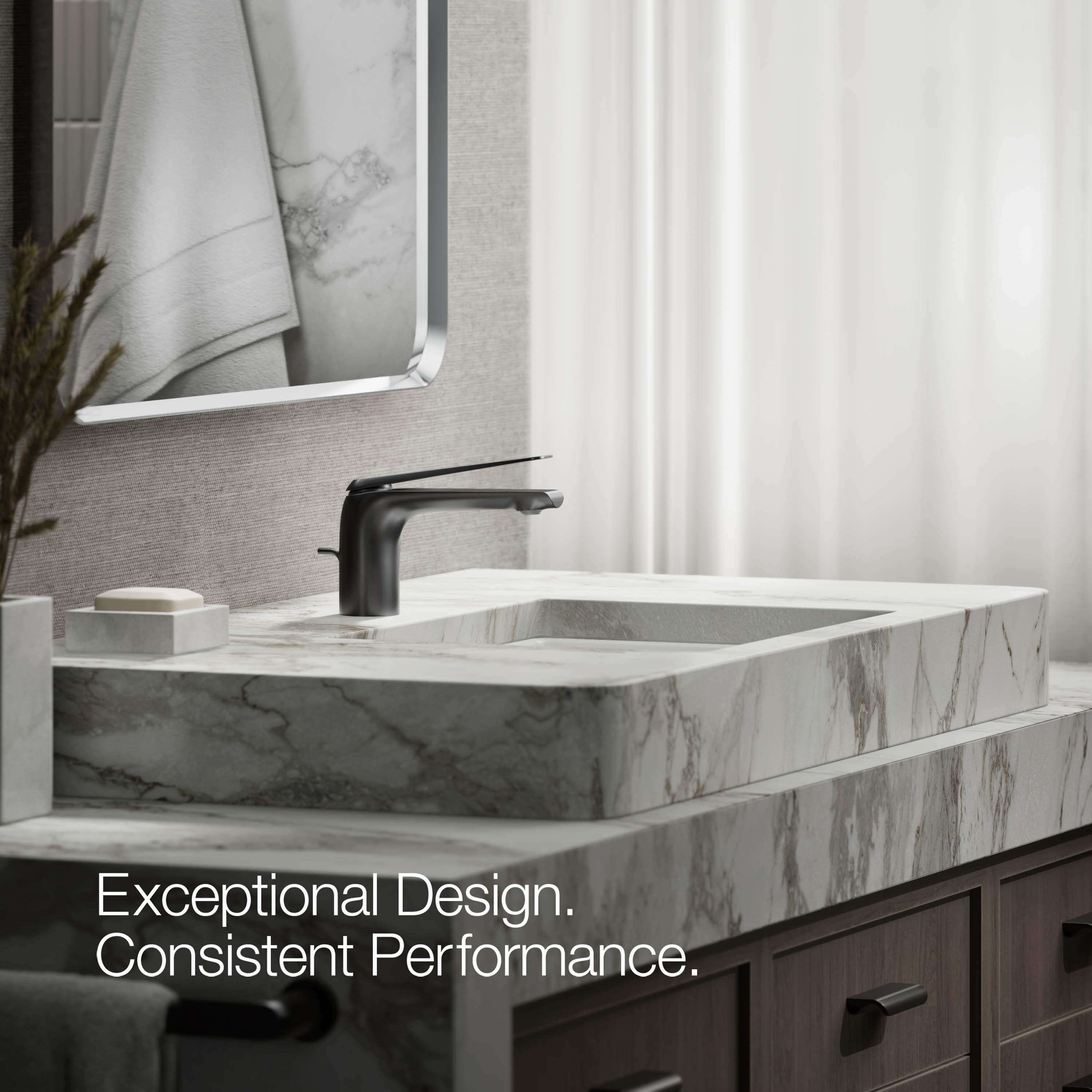 KOHLER K-97345-4-BL Lavatory-Faucets - View #3