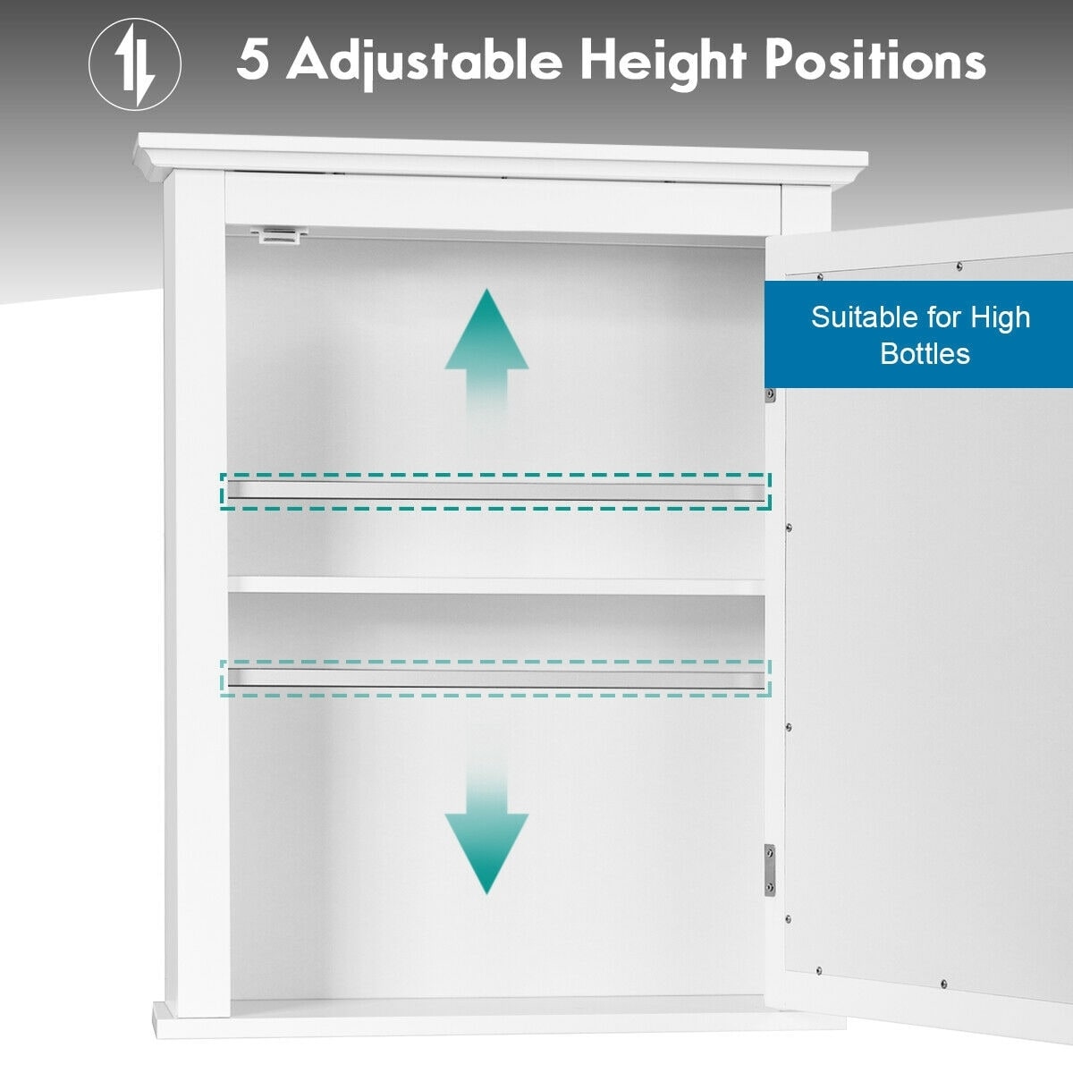 Forclover HYFE-59321WH Bathroom-Medicine-Cabinets - View #5
