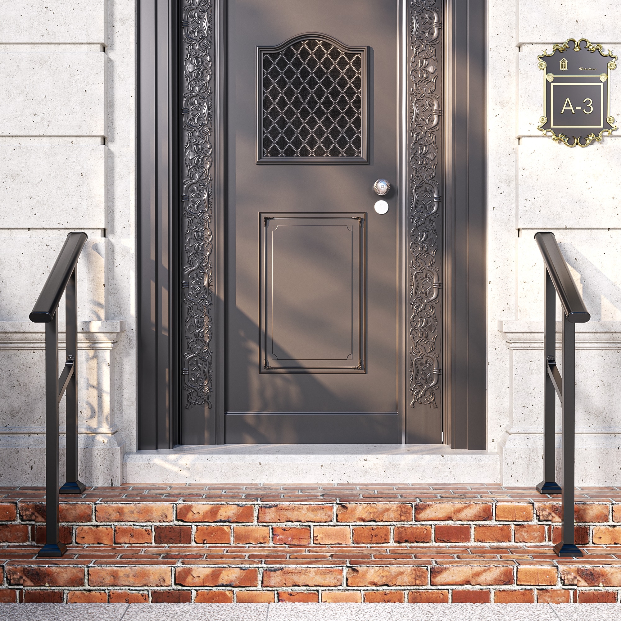 LOVMOR Y-FS-2STEP-2P Stair-Railing-Kits - View #4