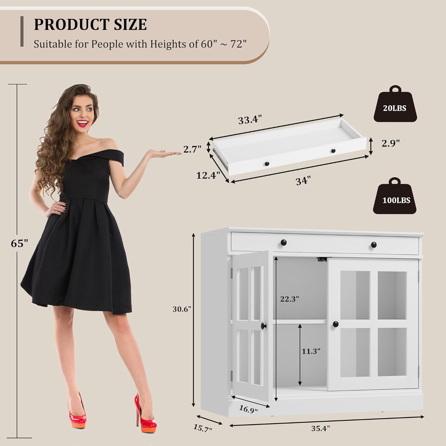 Qeetex GG-W546F059 dressers - View #2