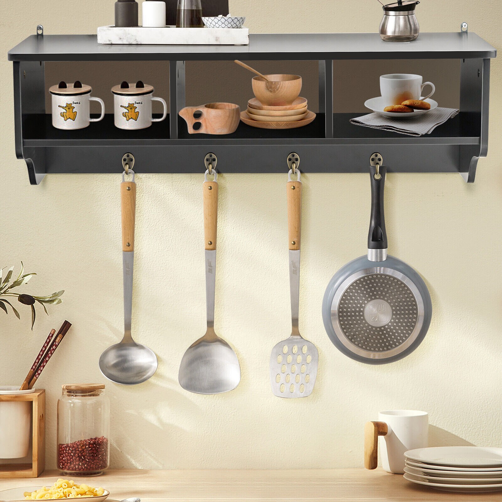Slickblue D-CO-KB01476WH Wall-Mounted-Shelving - View #4