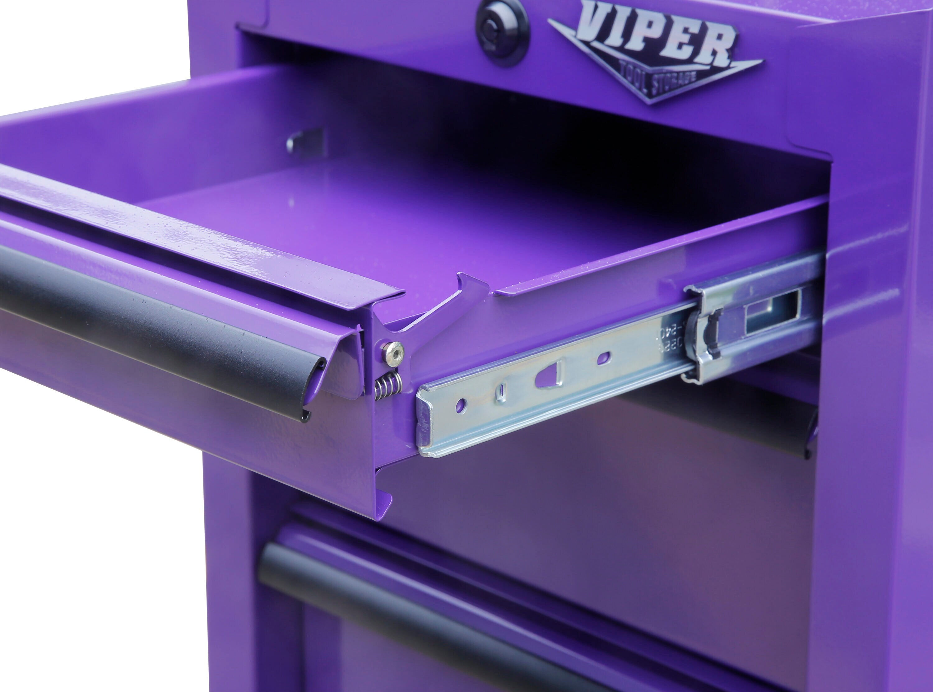 Viper Tool Storage 16-inch 5-Drawer Rolling Steel Cart, Purple