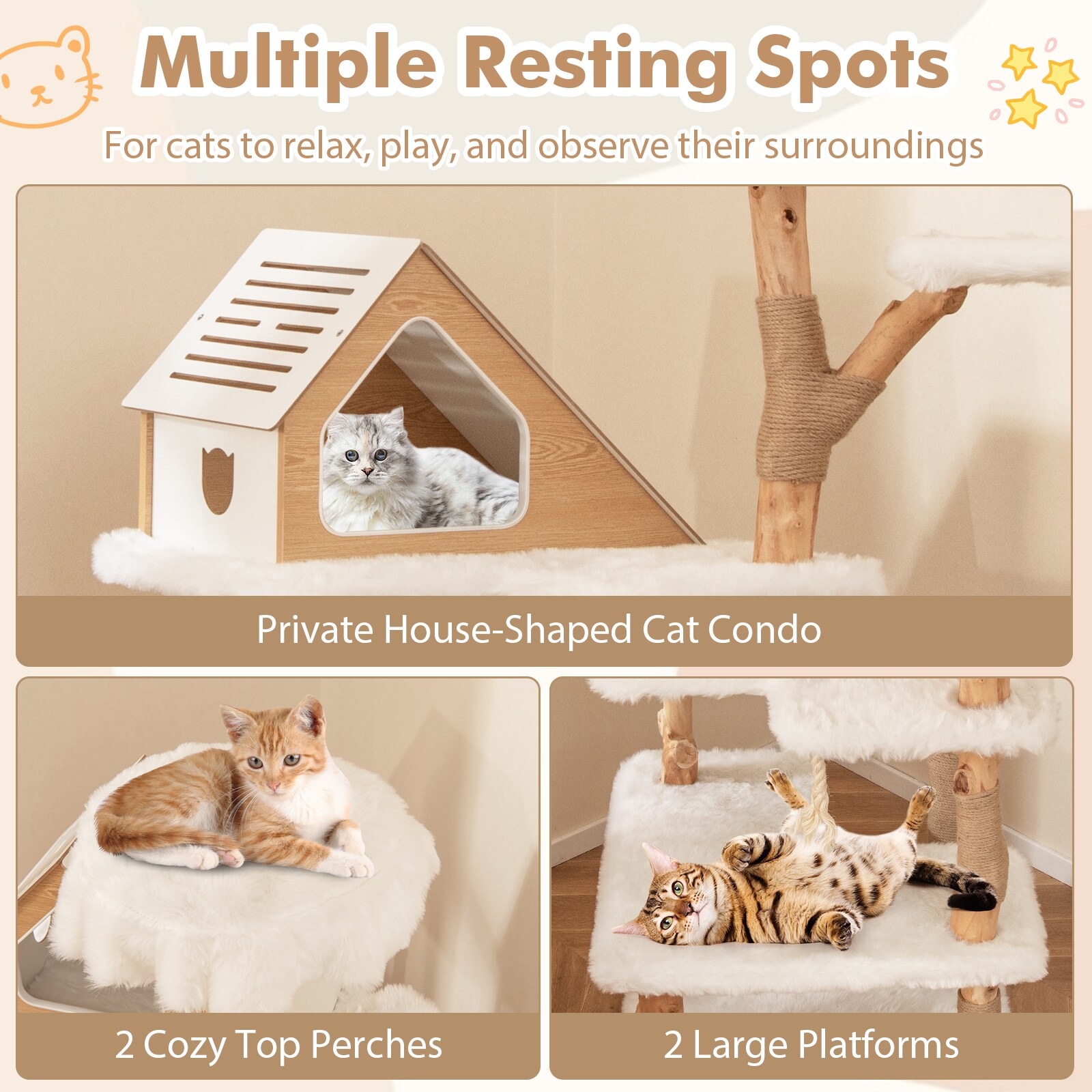 Slickblue D-CO-HW51201VP Cat-Trees - View #6