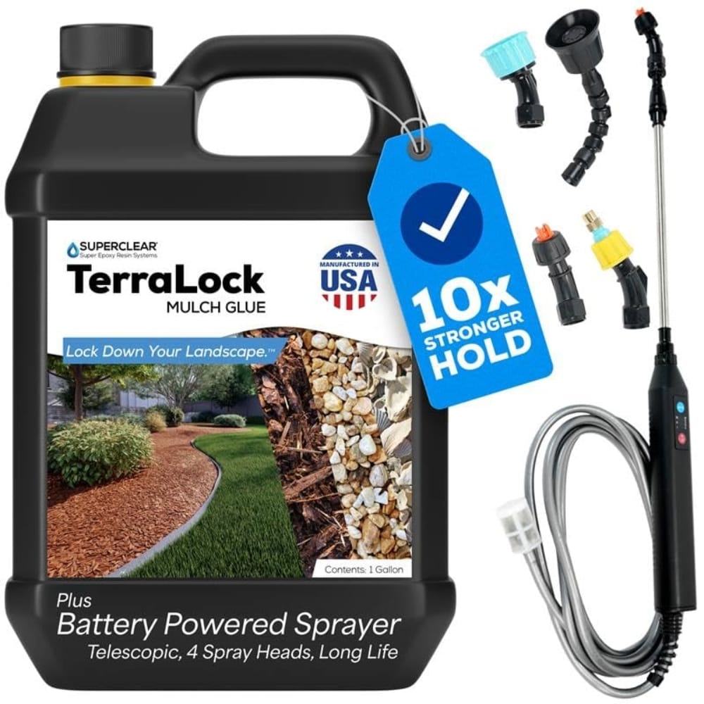 Superclear 1 Gallons Clear Mulch Glue