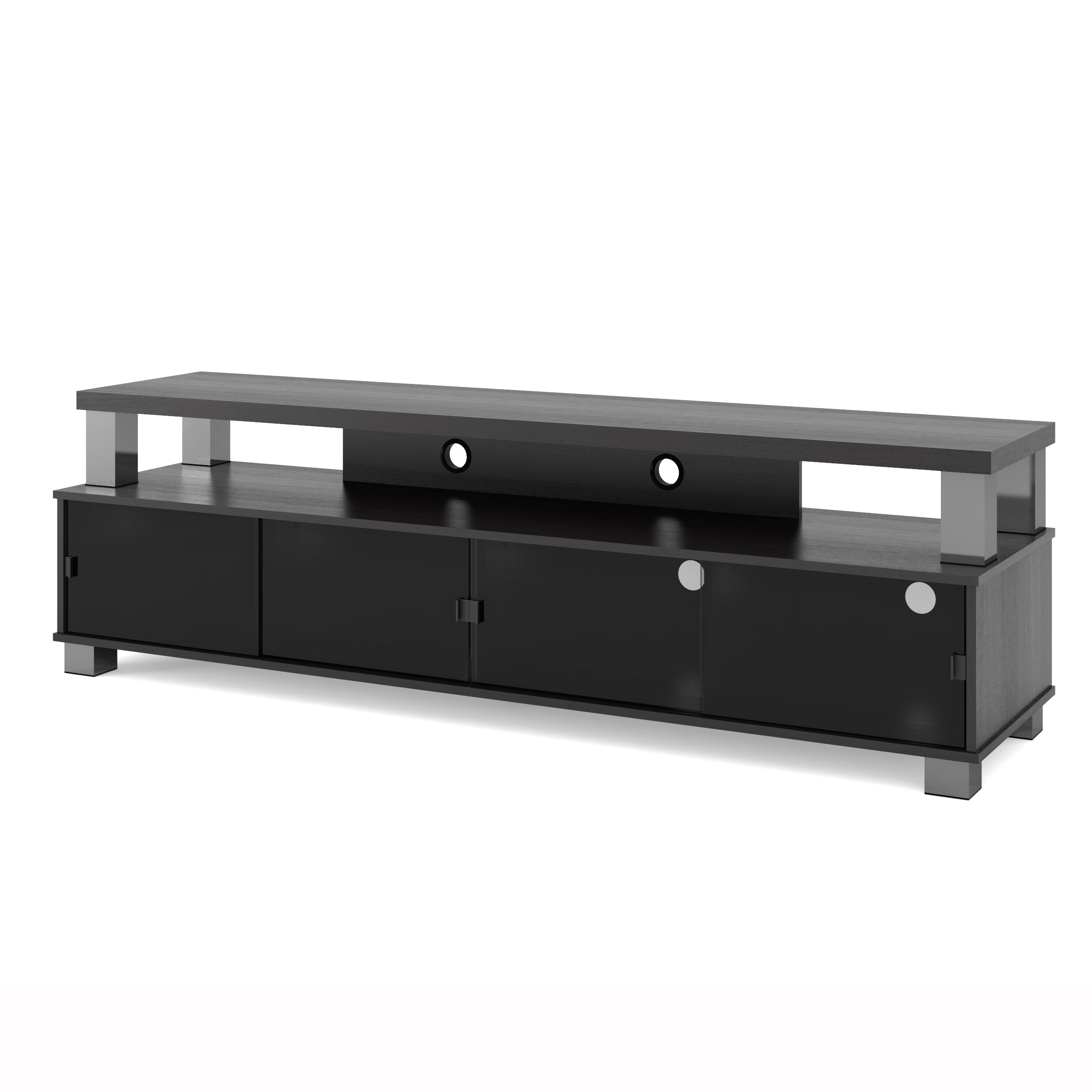 CorLiving CorLiving FS-3580 Fillmore Ravenwood Black TV Stand for TVs Up to 68