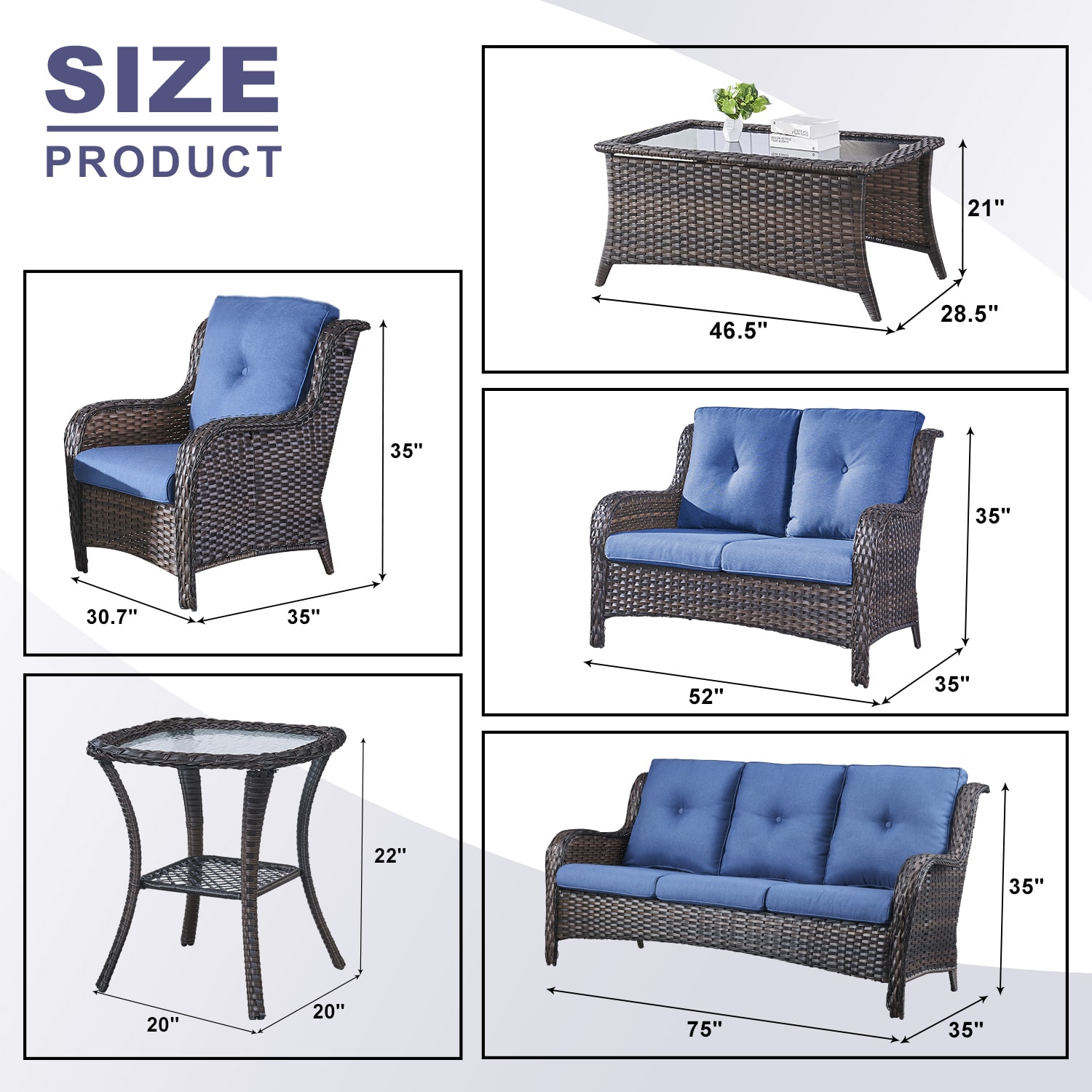Rilyson FS1338006018025X2-1 Patio-Conversation-Sets - View #4