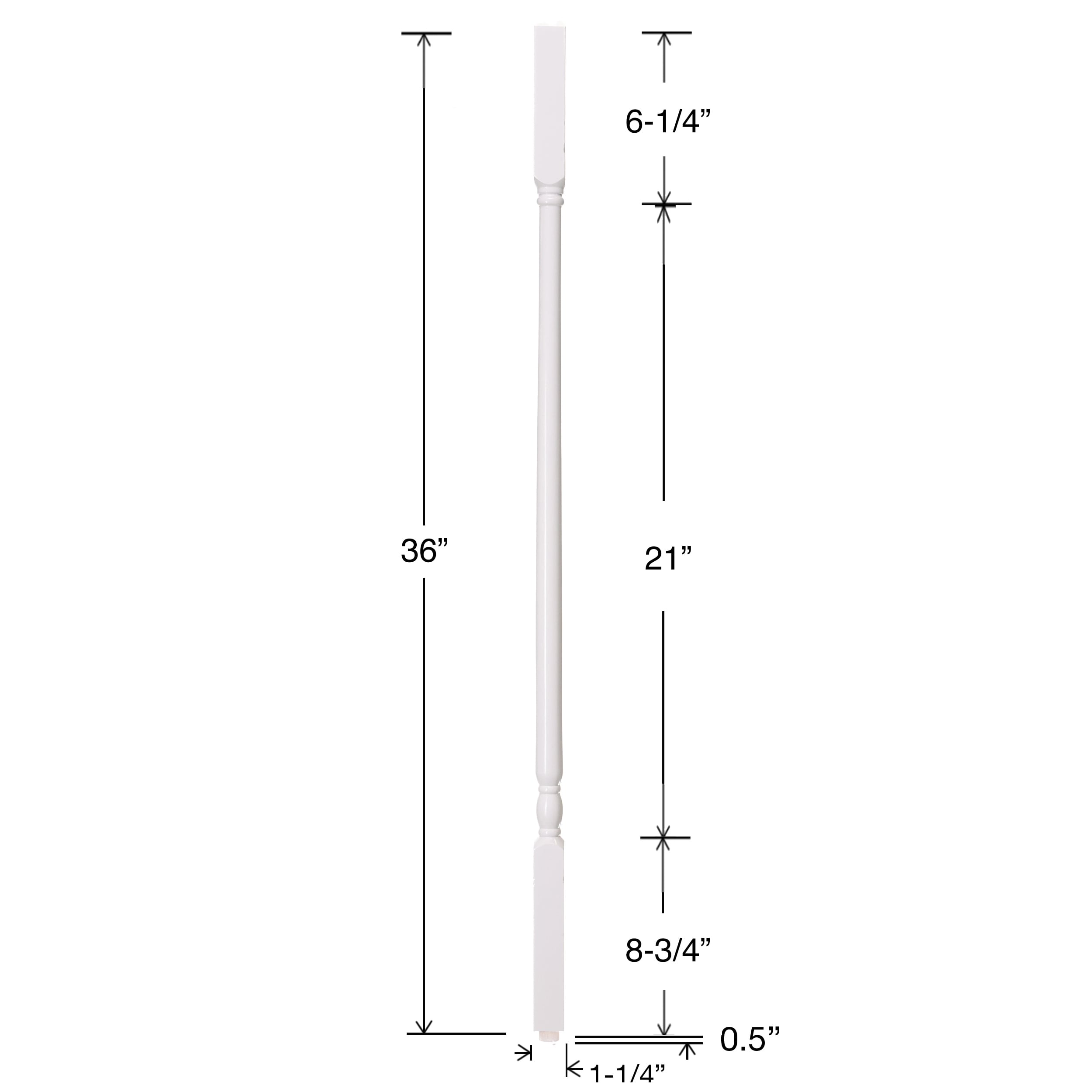 RELIABILT WG514136PRM Interior-Stairpart-Balusters - View #4