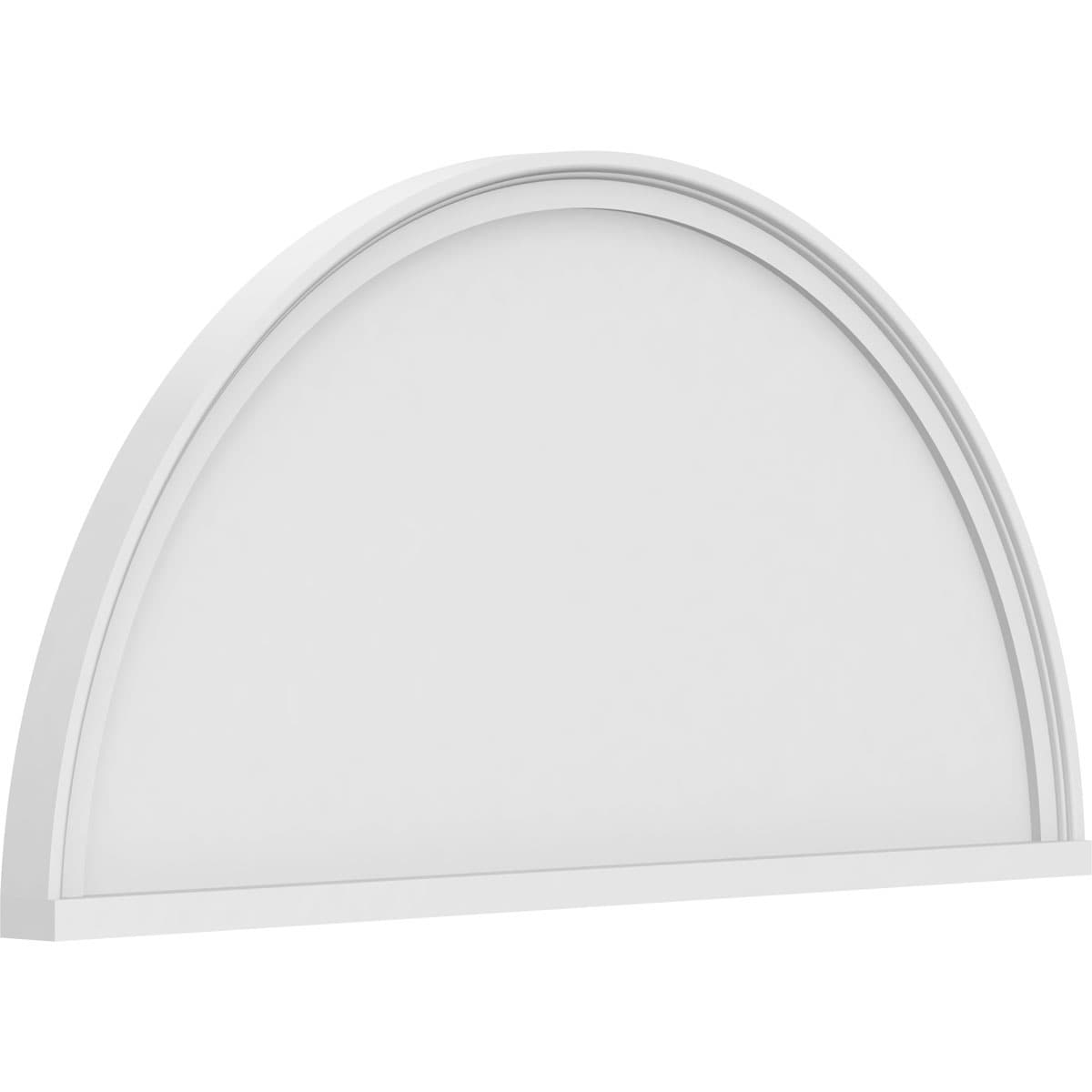 Ekena Millwork PEDPS040X200HRO00 40-Inches W x 20-Inches L PVC Pediment
