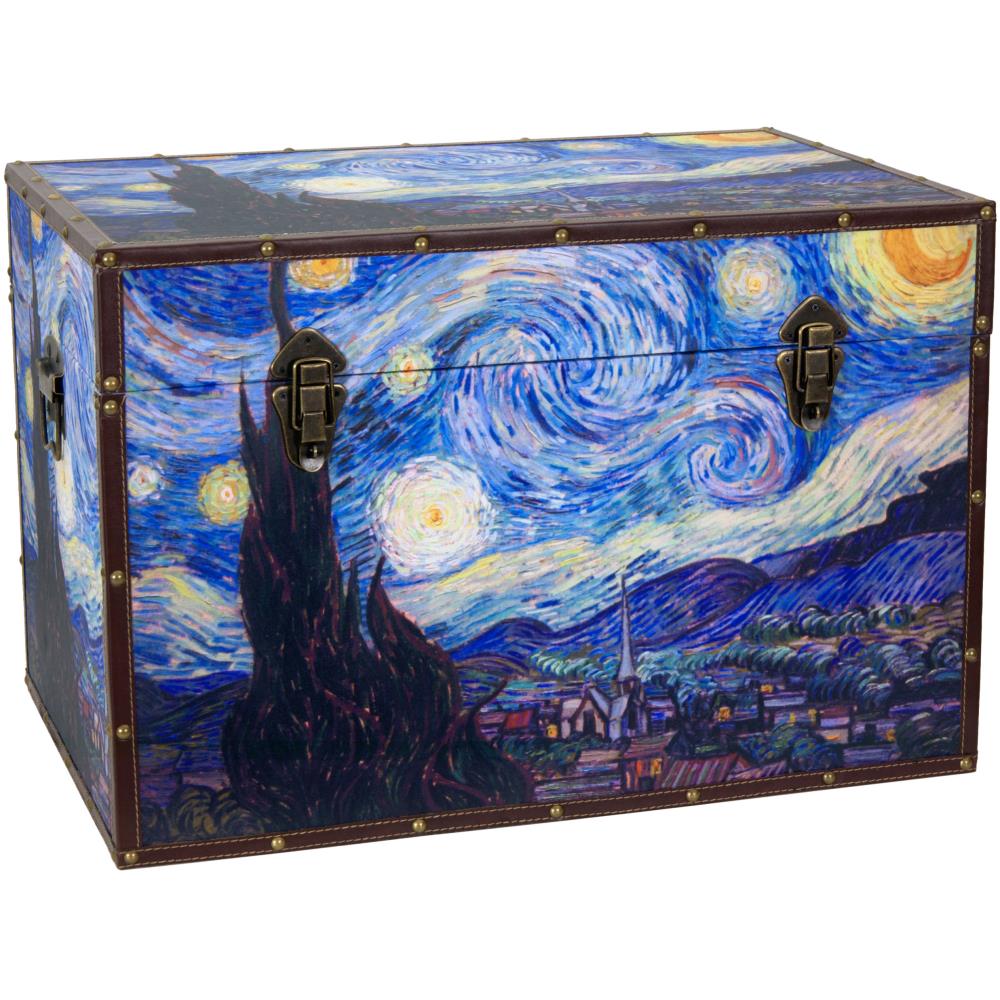 Red Lantern CAN-TRNK-VANG 1-cu ft Multiple Colors/Finishes Wood Storage Trunk