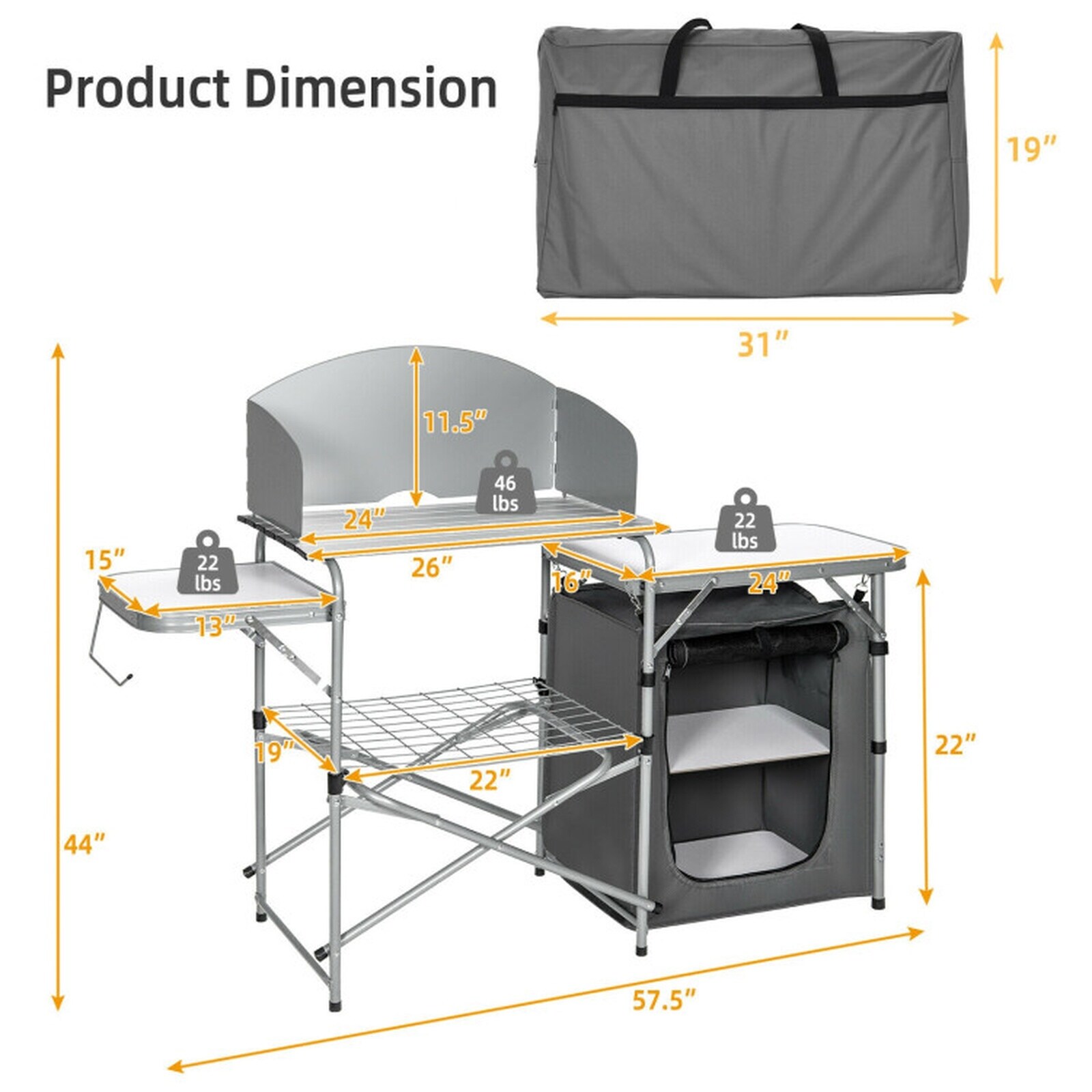 SUGIFT LW108SUGHY534 Grill-Carts-Grill-Stands - View #3