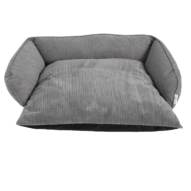 La Z Boy Gray Microfiber Sofa Dog Bed