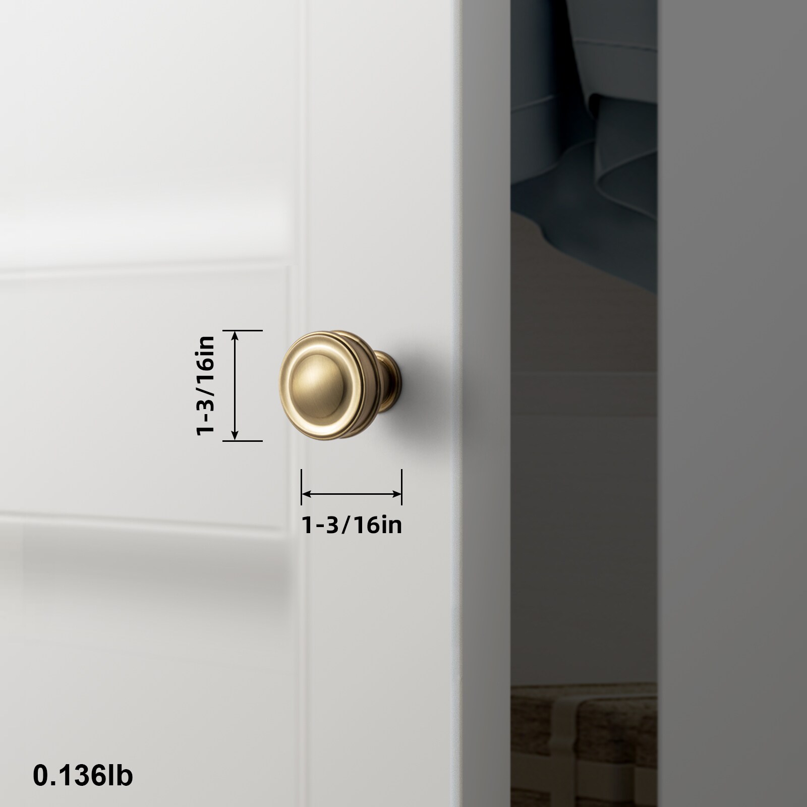 Miaokesen 7597UBR-DK-6 Cabinet-Knobs - View #2