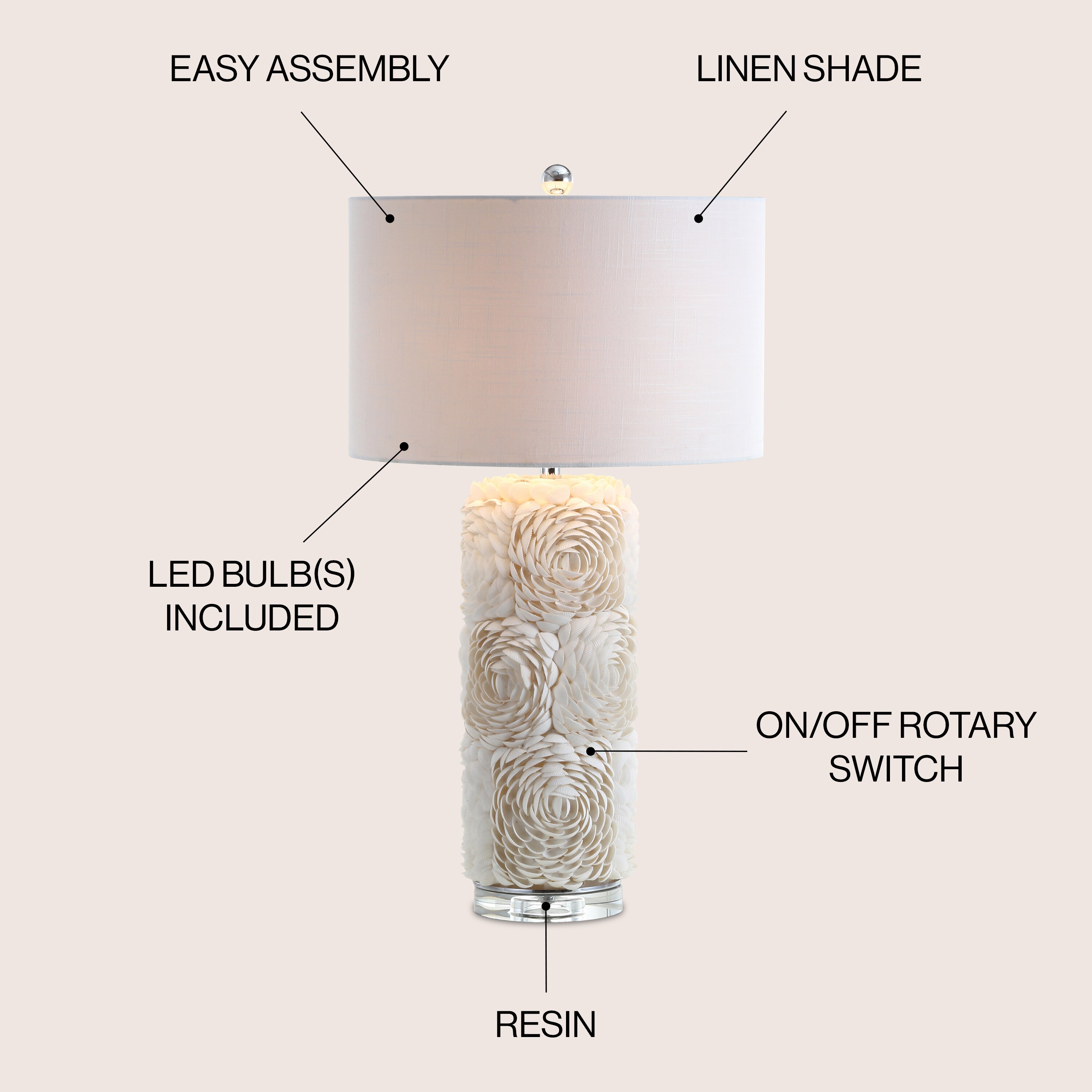 JONATHAN  Y JYL1006A Table-Lamps - View #3