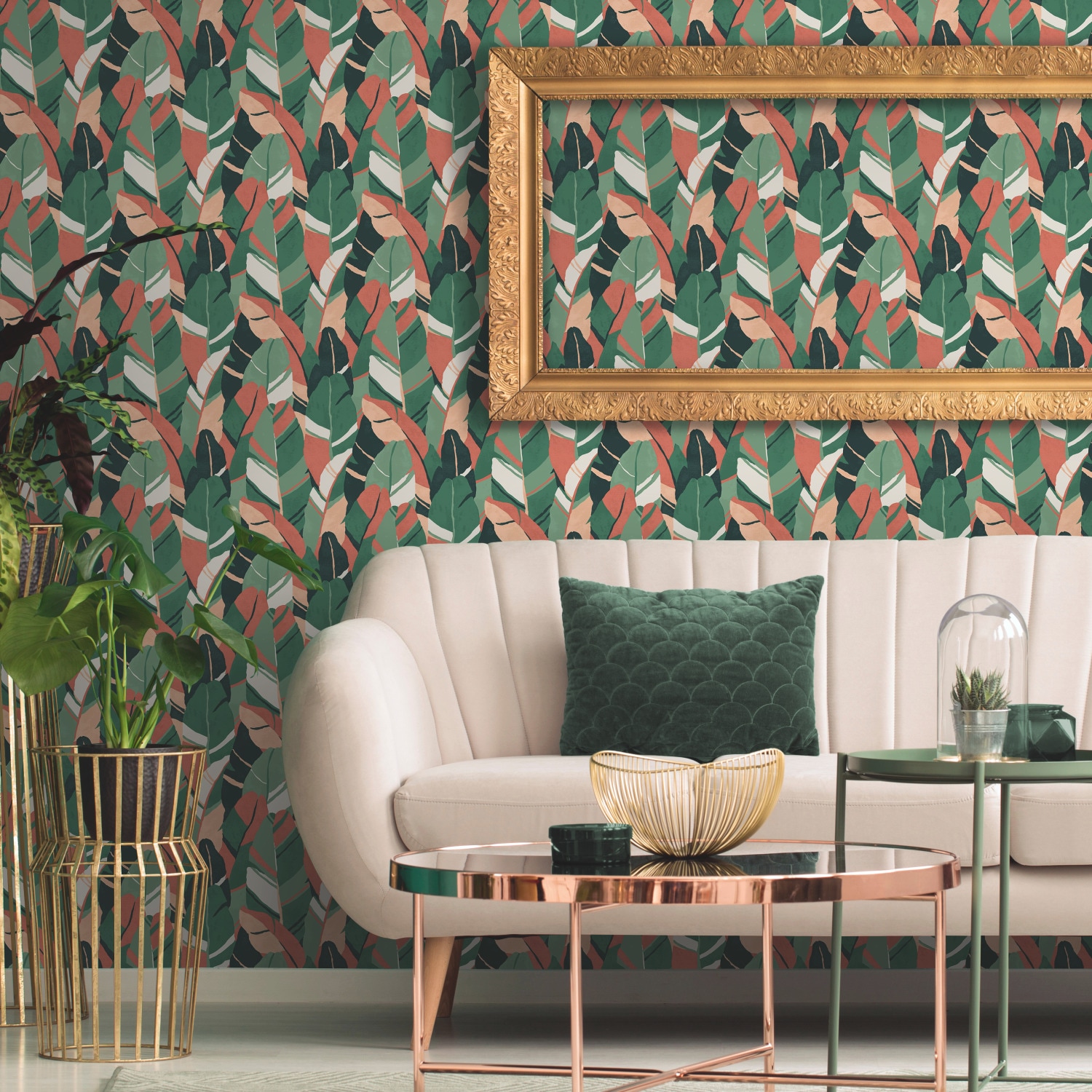 RoomMates RMK11572RL 28.29-Sq. Feet Red Vinyl Ivy/Vines Self-adhesive Peel and Stick Wallpaper