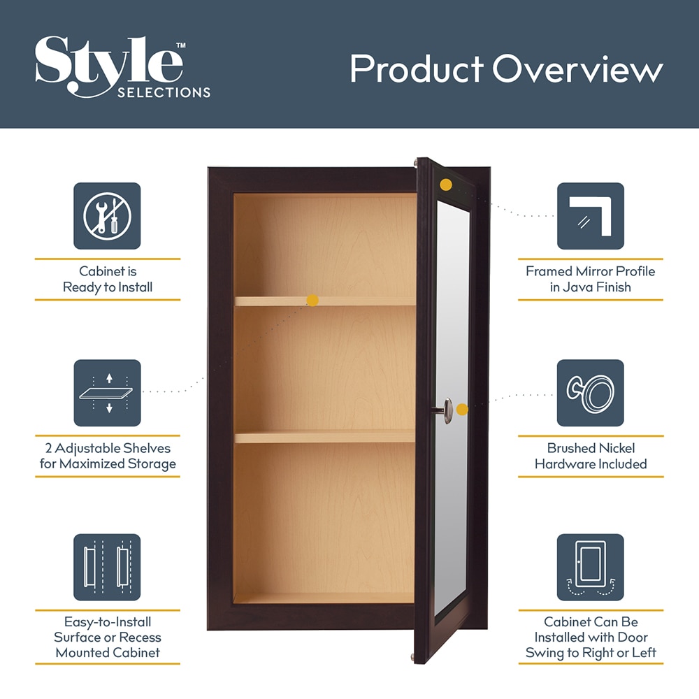 Style Selections 33816 Bathroom-Medicine-Cabinets - View #5