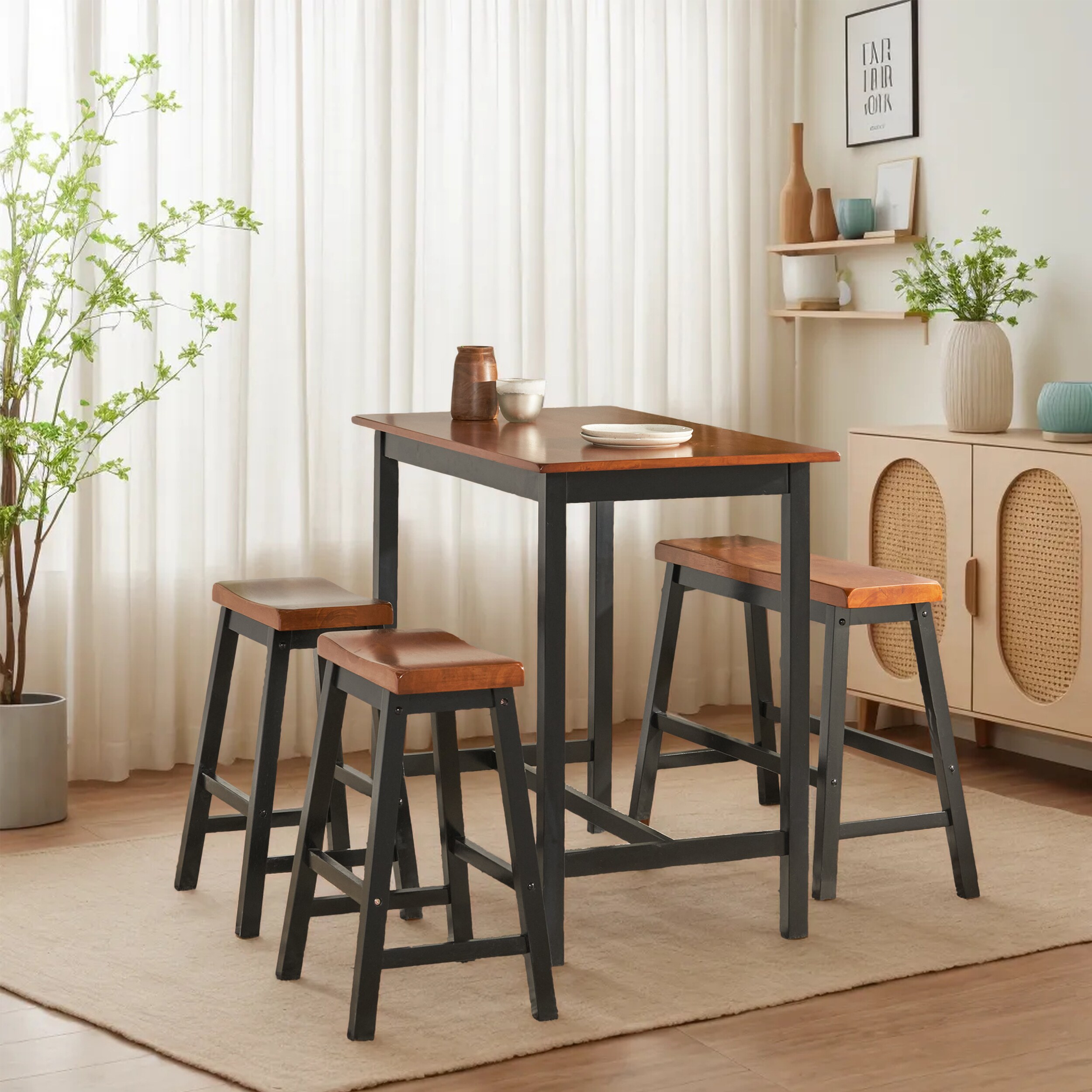 Hrinhom HC-N7007-WALNUT Dining-Sets - View #2