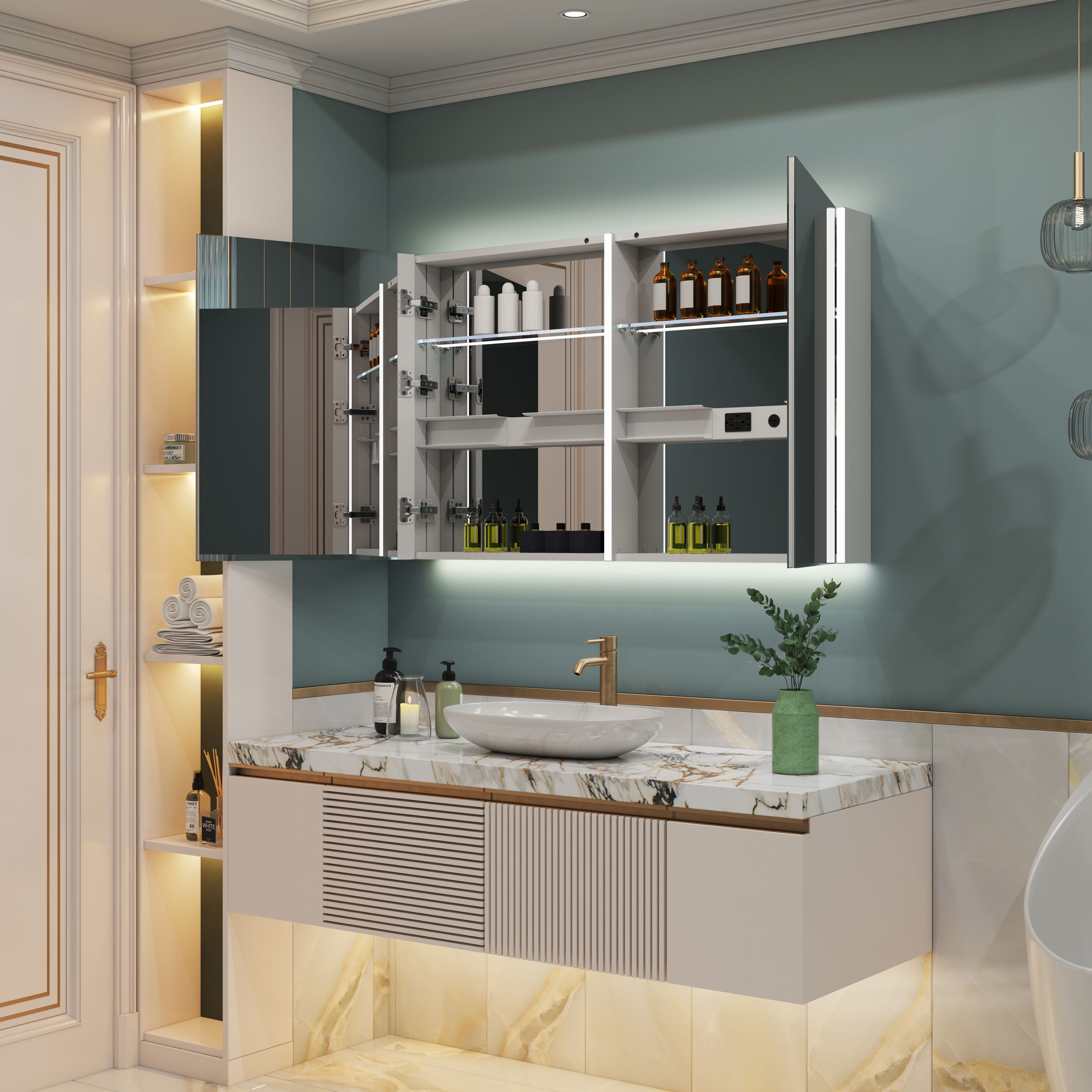WELLFOR W14MCL4830 Bathroom-Medicine-Cabinets - View #9