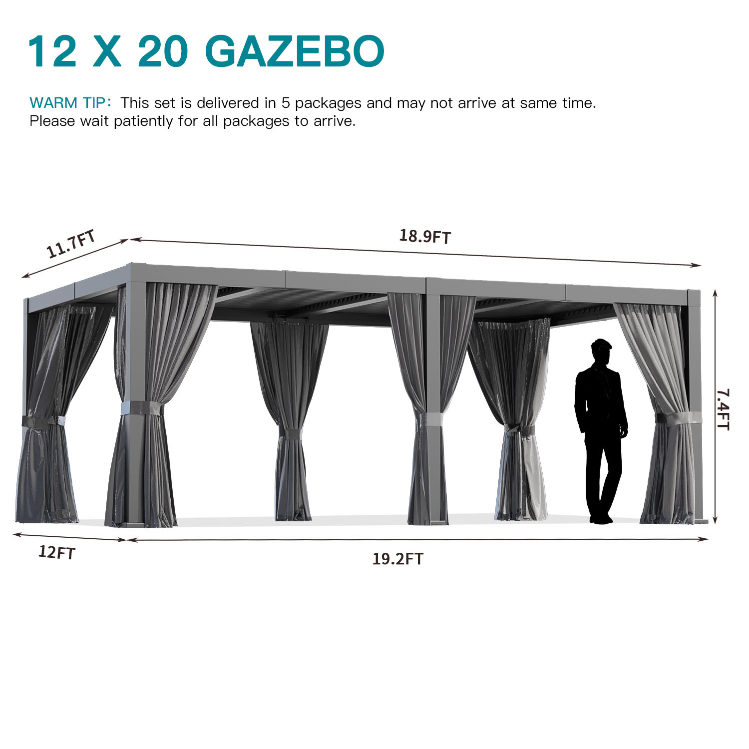 Bapipro BPTS302L56 Pergolas-2 - View #7