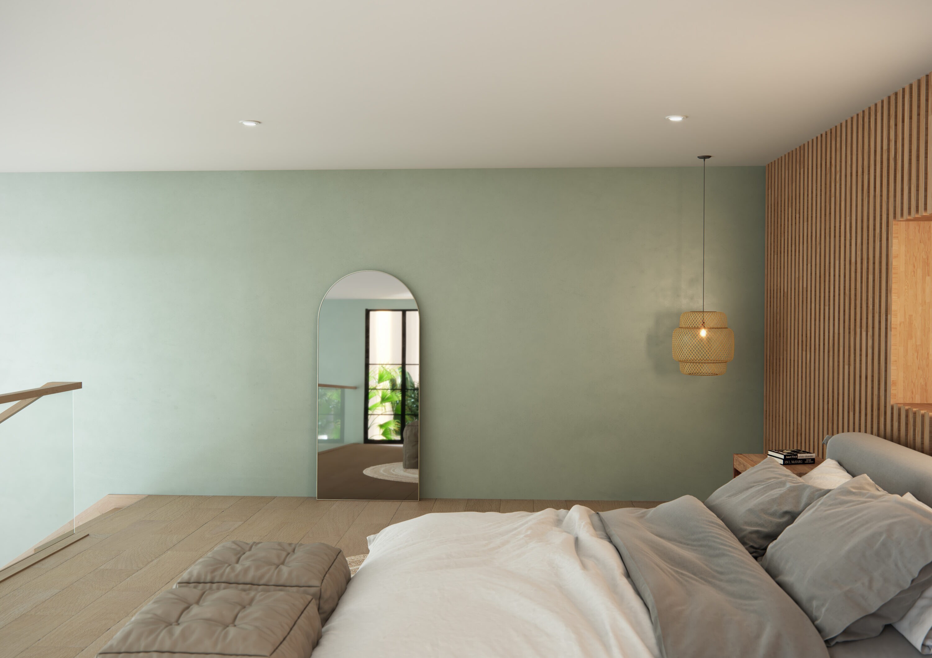 Glass Warehouse SF-ARC-30X67-BN Decor-Mirrors - View #3