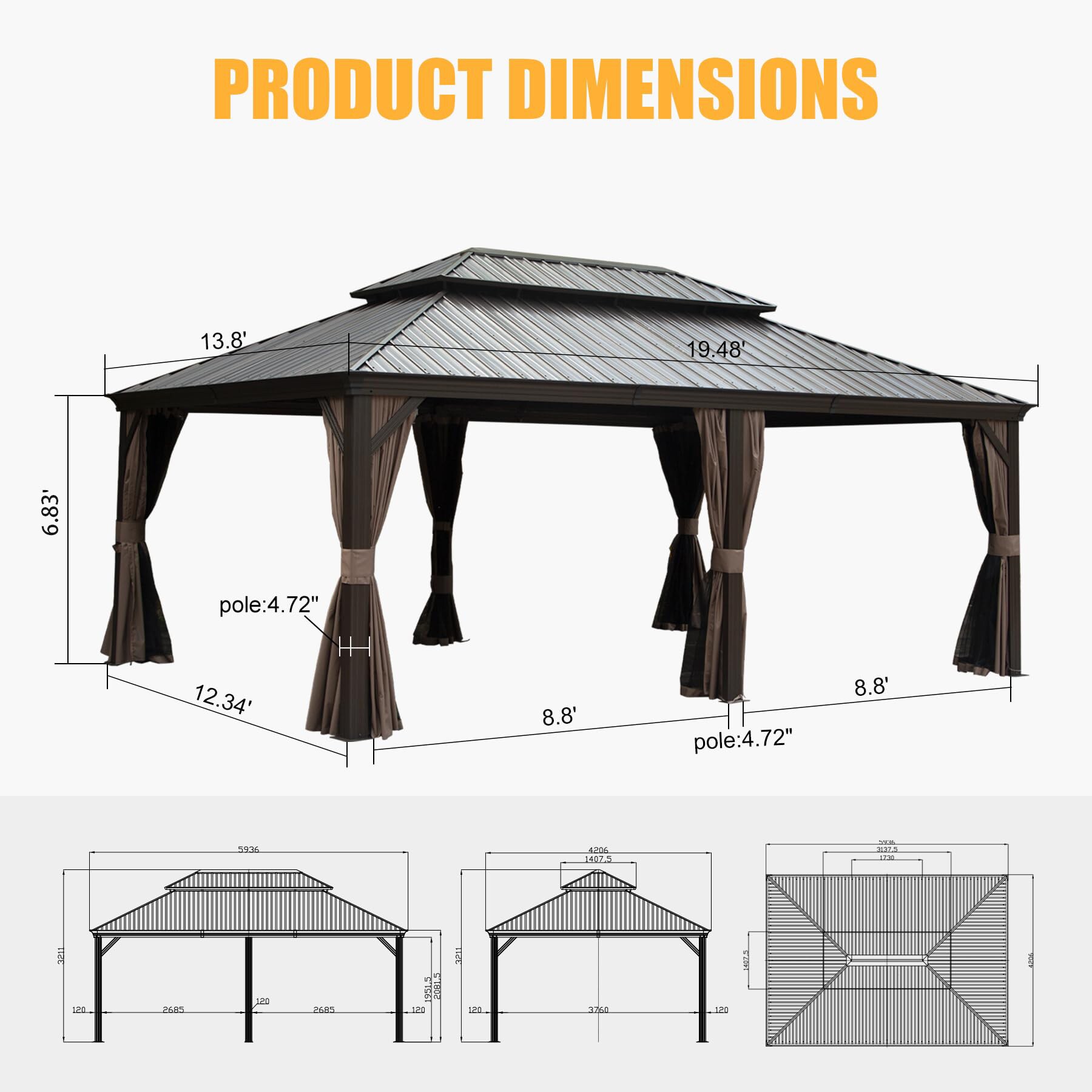 GDFStudio 334004 Wood-Resin-Gazebos - View #6
