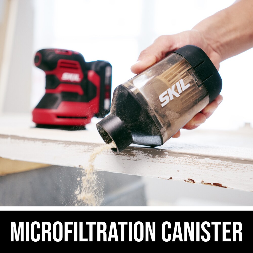 SKIL PWR CORE 20 Volts Variable Random Orbital Cordless Sander with Dust Management (Battery Included) SR6604B-10 at Lowes.com SKIL PWR CORE 20 Volts Variable Random Orbital Cordless Sander with Dust Management (Battery Included) SR6604B-10 at Lowes.com