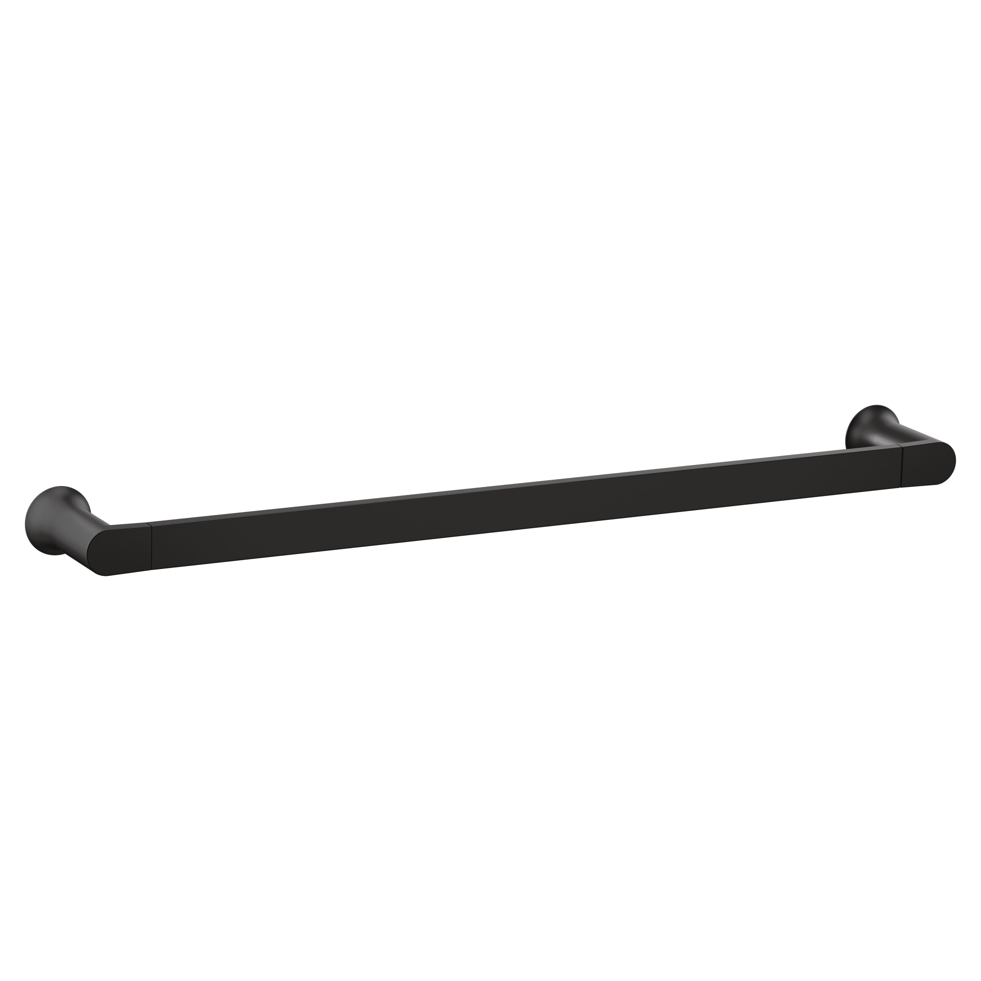 Moen Genta LX 24-in Matte Black Wall Mount Single Towel Bar in the ...