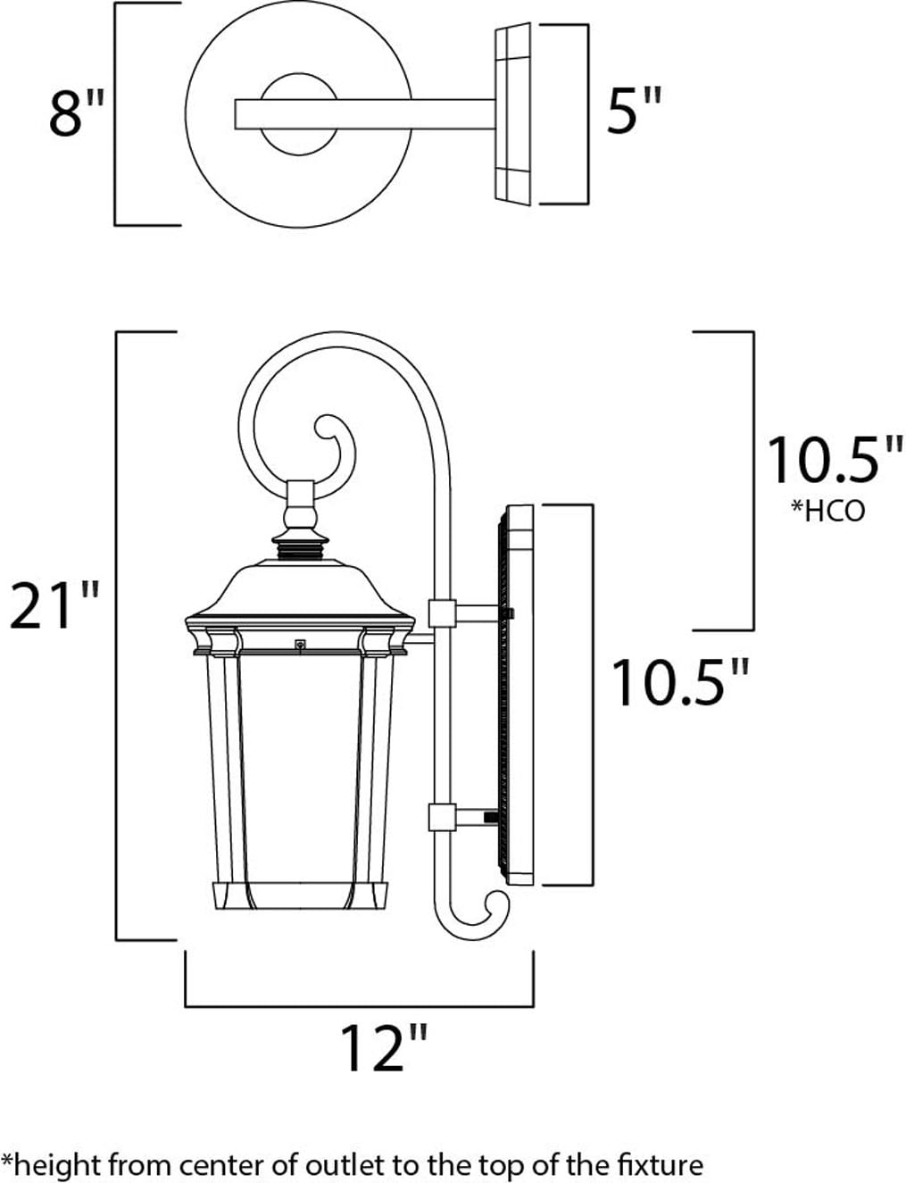 Maxim Lighting 55023CDBZ Outdoor-Wall-Lighting - View #4