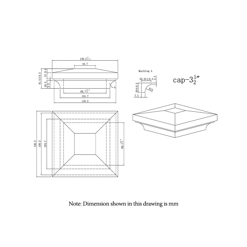 RELIABILT WG935OAK Interior-Stairpart-Newel-Posts - View #3