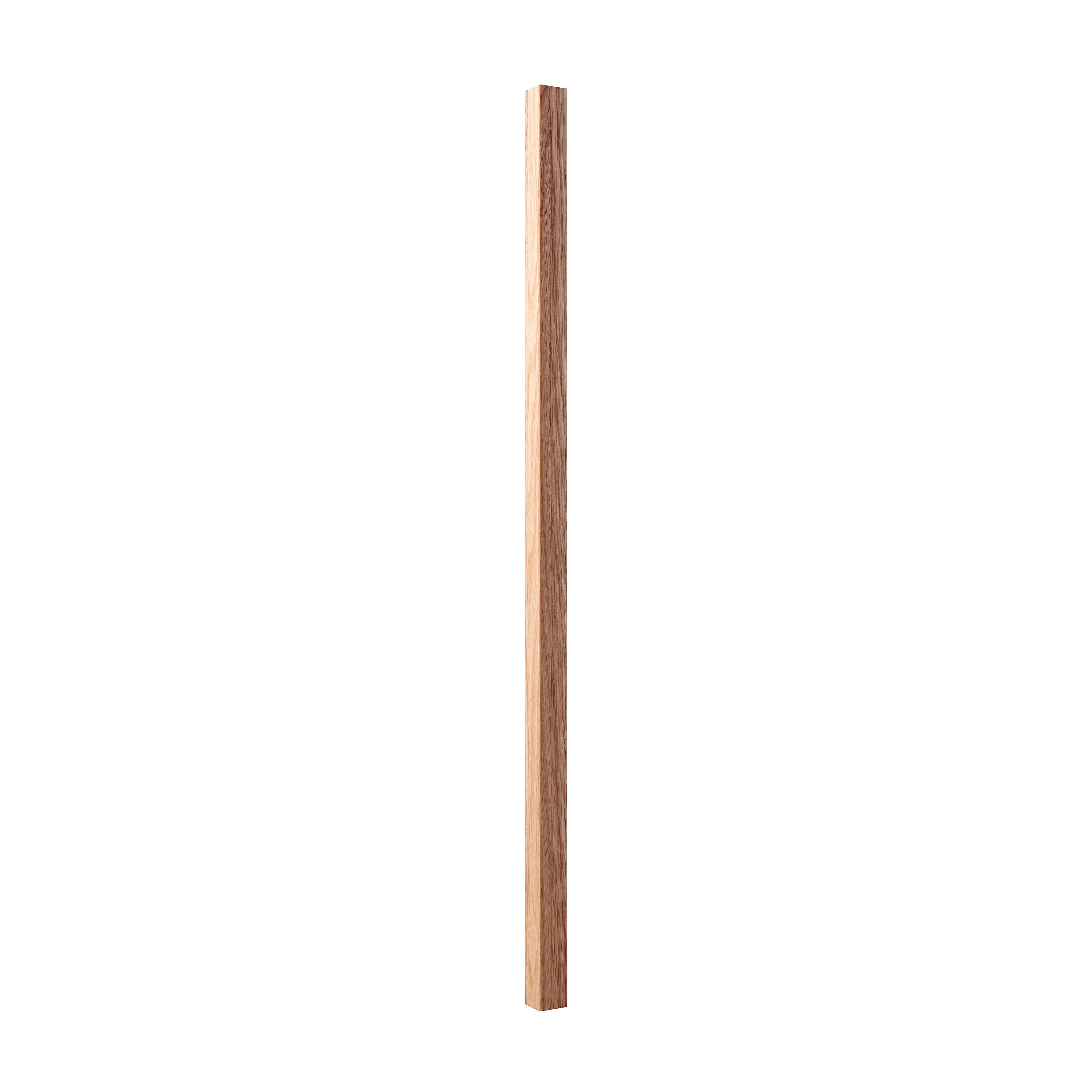 Crown Heritage 451506142 42-in x 1.25-in Craftsman Unfinished Red Oak Square Top Stair Baluster