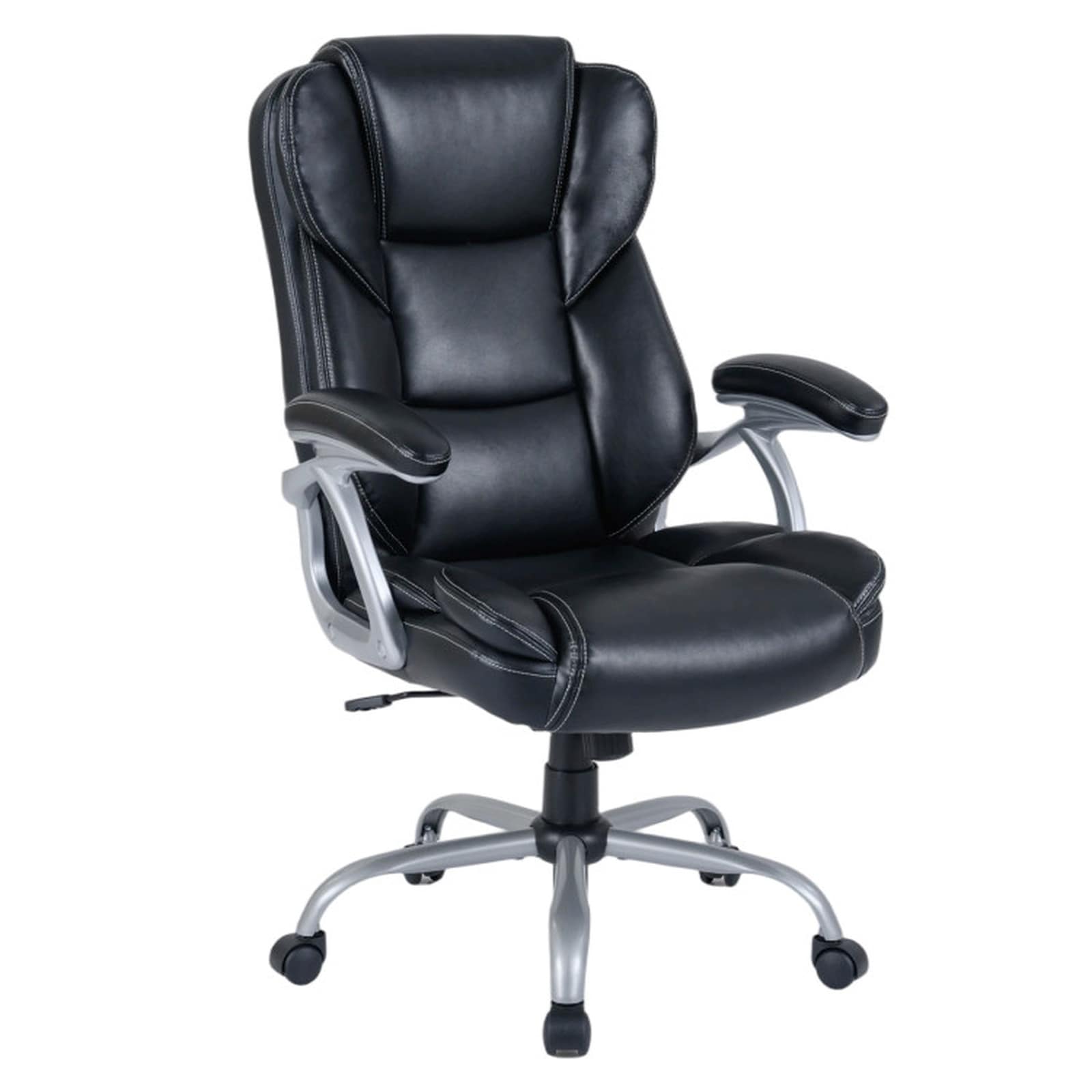 SUGIFT - Executive Office Chair Leather Ergonomic Computer Desk Chair with Adjustable Backrest 33...