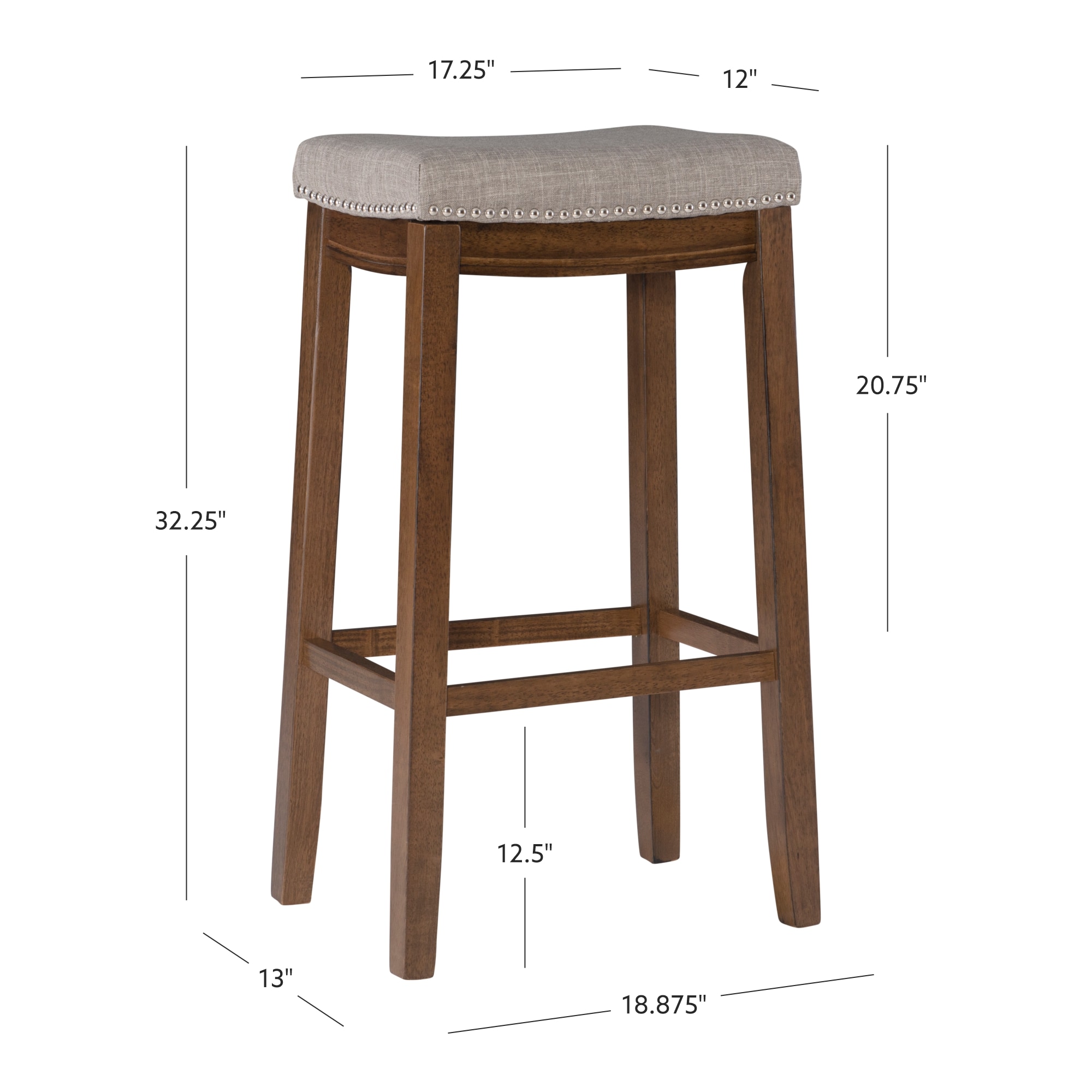 Linon BS227GRY01U stools - View #8