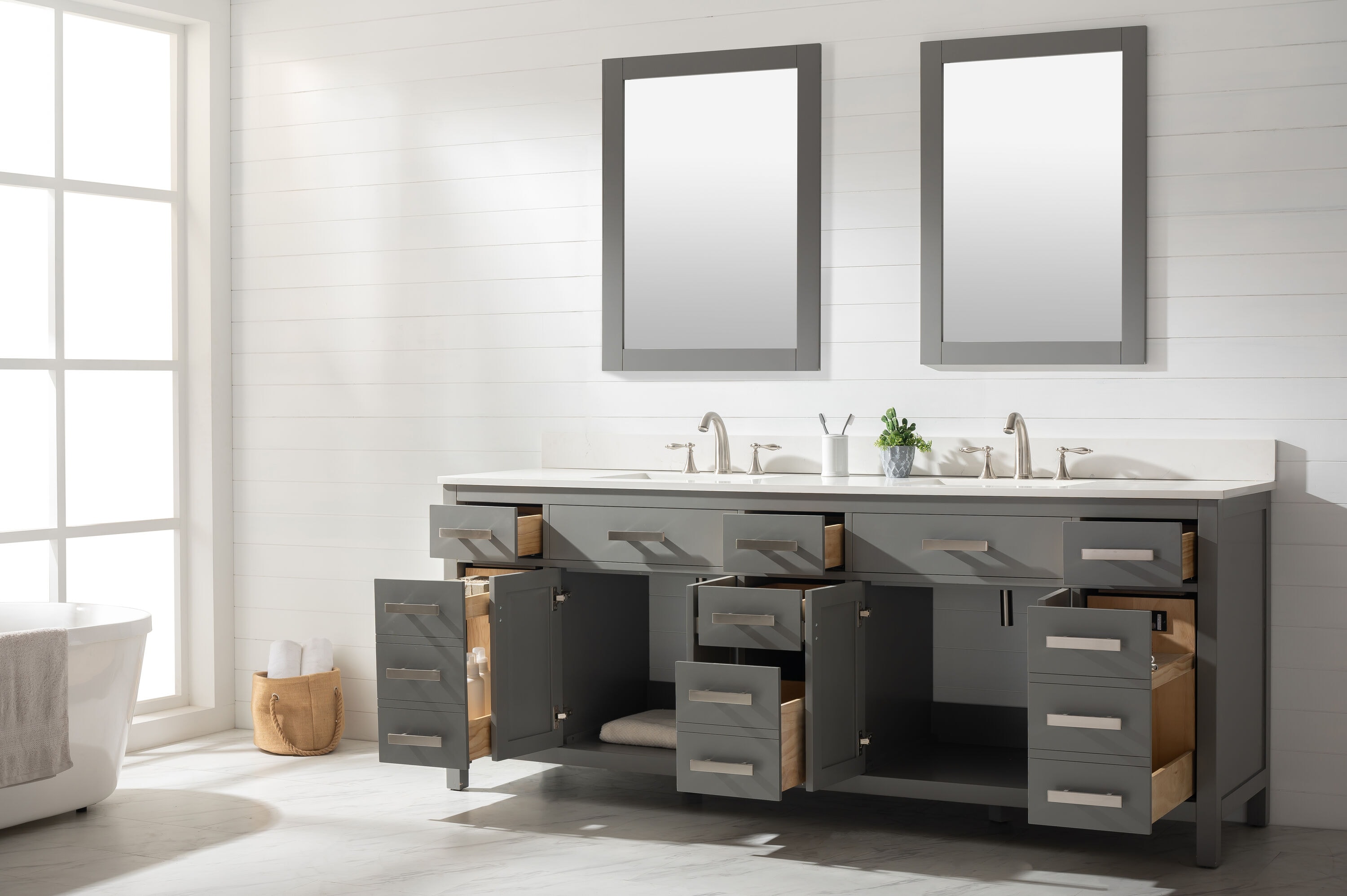Design Element V01-84-GY Bath-Vanity-Combo - View #15