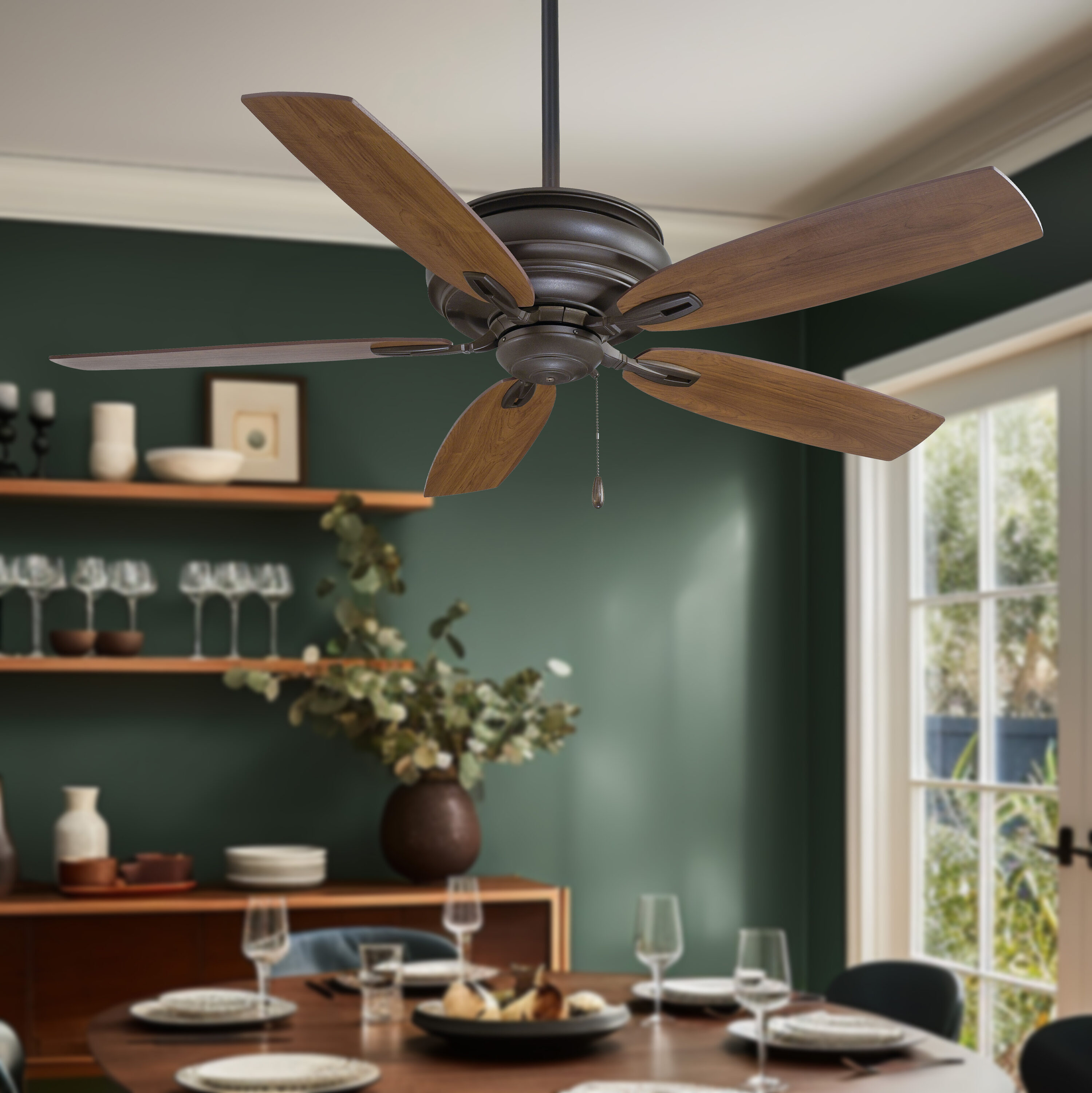 Minka Aire Timeless 54-in Oil Rubbed Bronze Indoor Ceiling Fan (5 