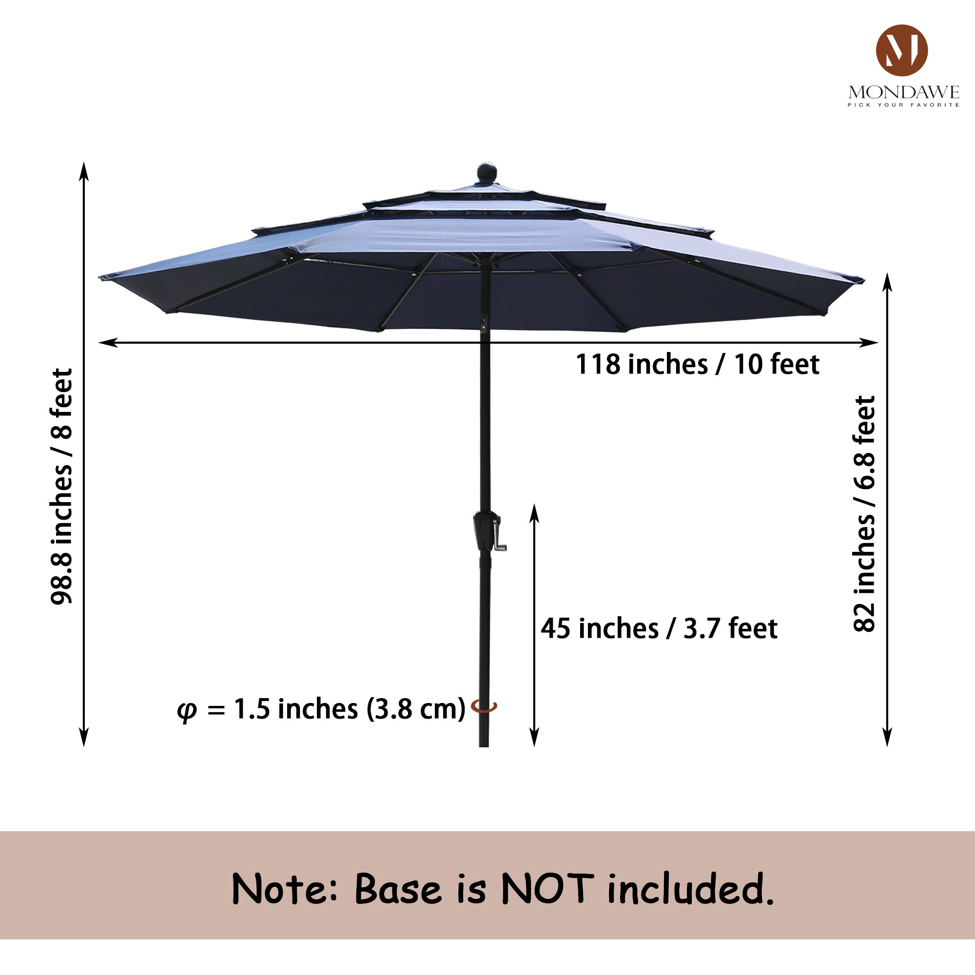 Mondawe WF-WS7940 Umbrellas-2 - View #9