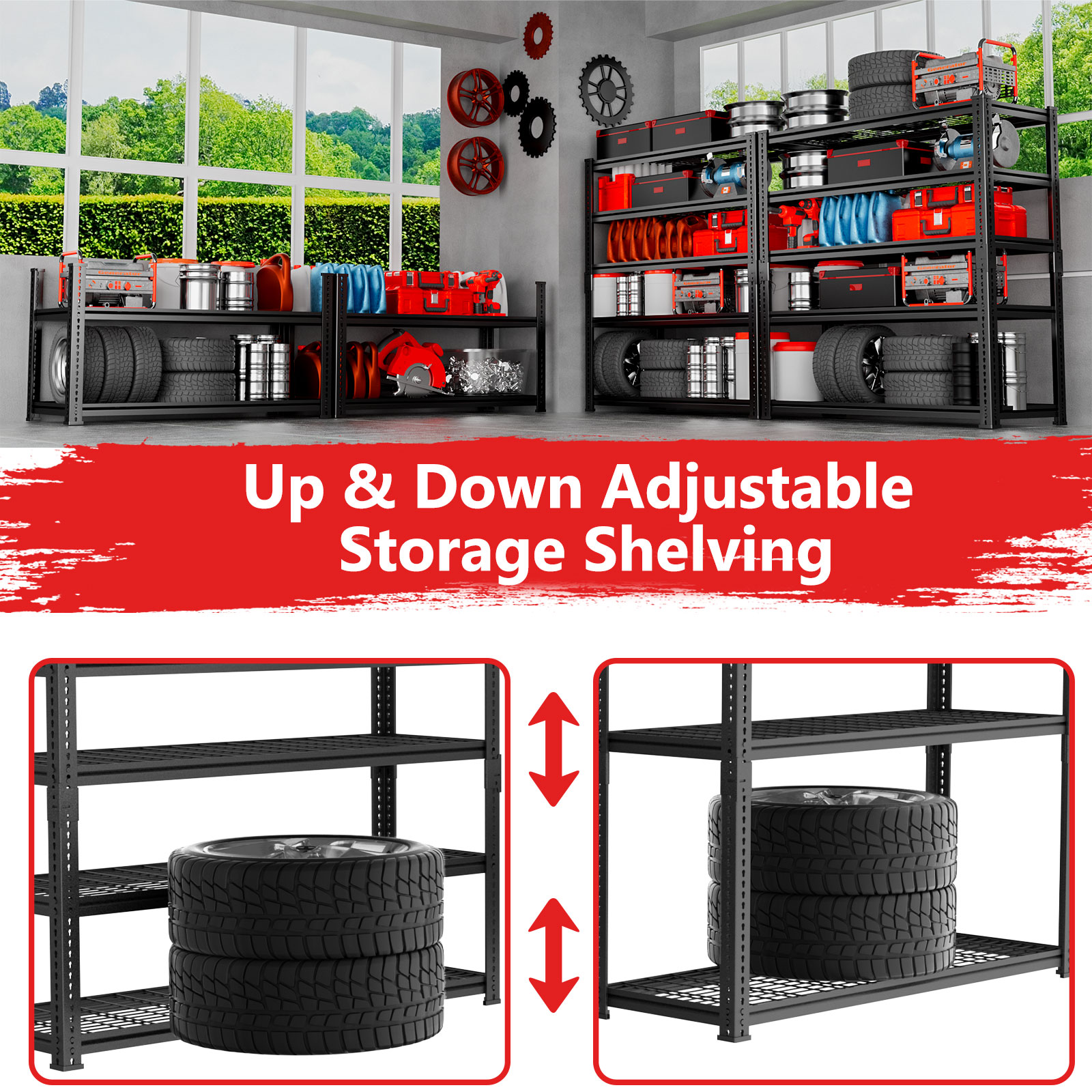 LOVMOR 36HDMS-PLR Free-Standing-Shelving - View #6